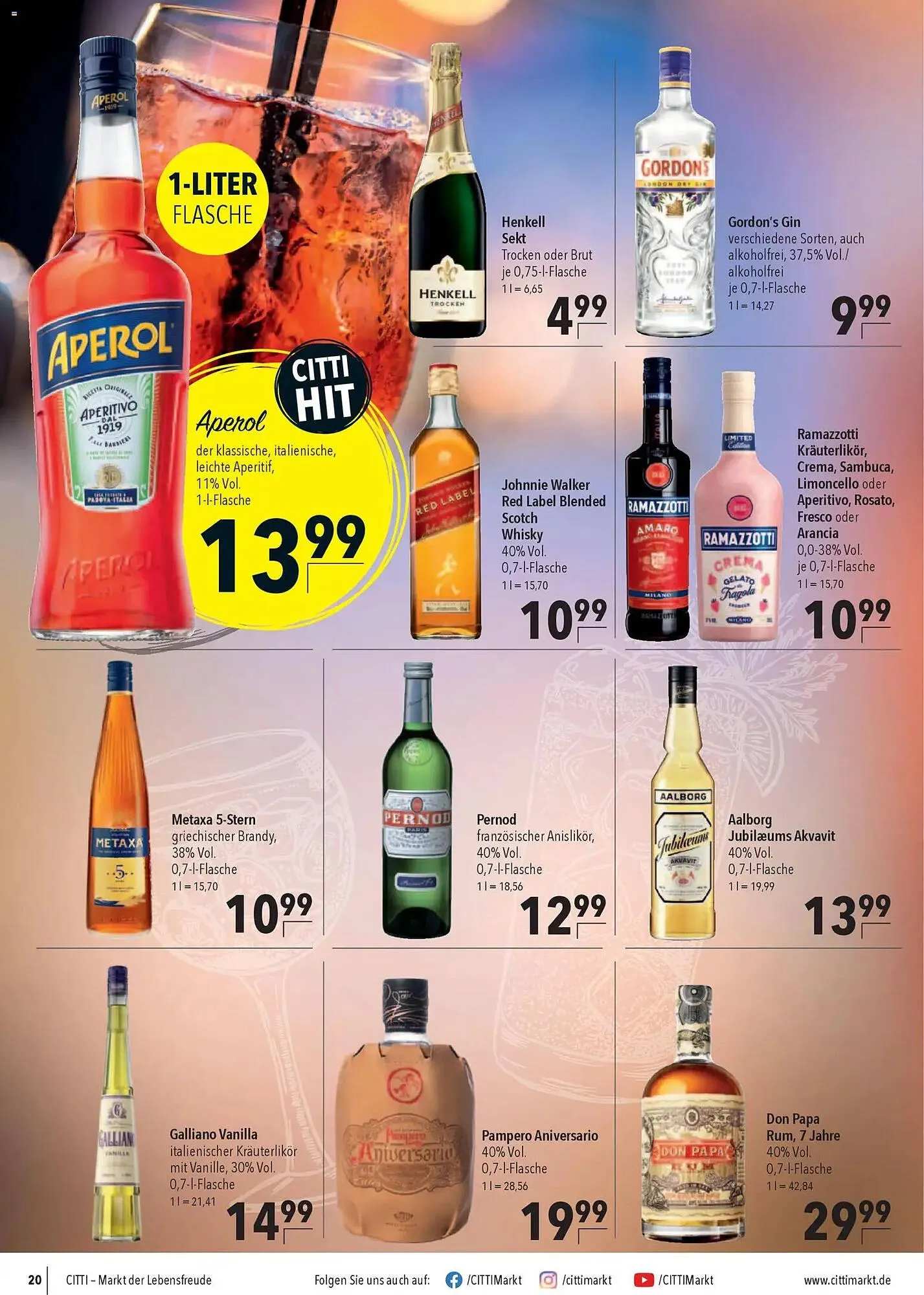 CITTI Markt Prospekt von 25. Februar bis 3. März 2026 - Prospekt seite 20