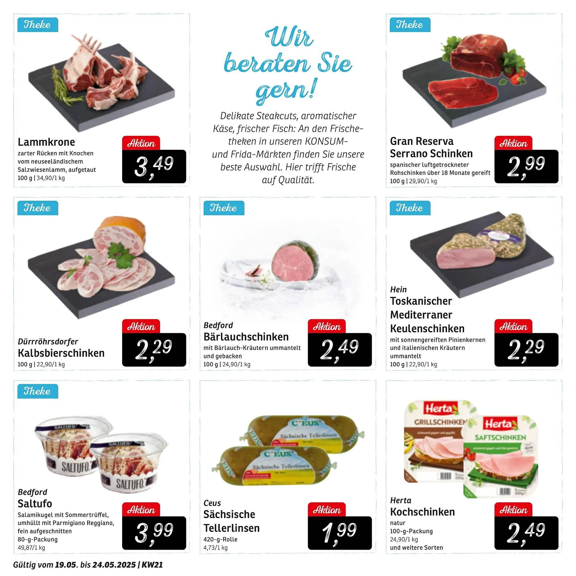 KONSUM Prospekt von 19. Mai bis 24. Mai 2025 - Prospekt seite 4