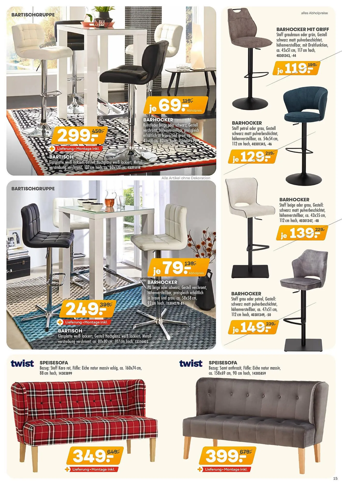 Möbel Kraft Prospekt von 21. Mai bis 17. Juni 2025 - Prospekt seite 15