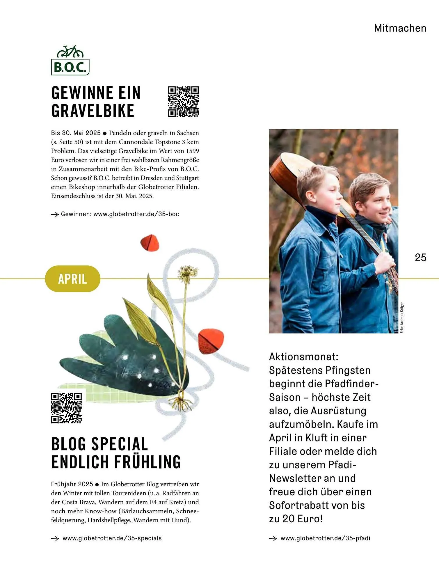 Globetrotter Prospekt von 2. April bis 1. September 2025 - Prospekt seite 25