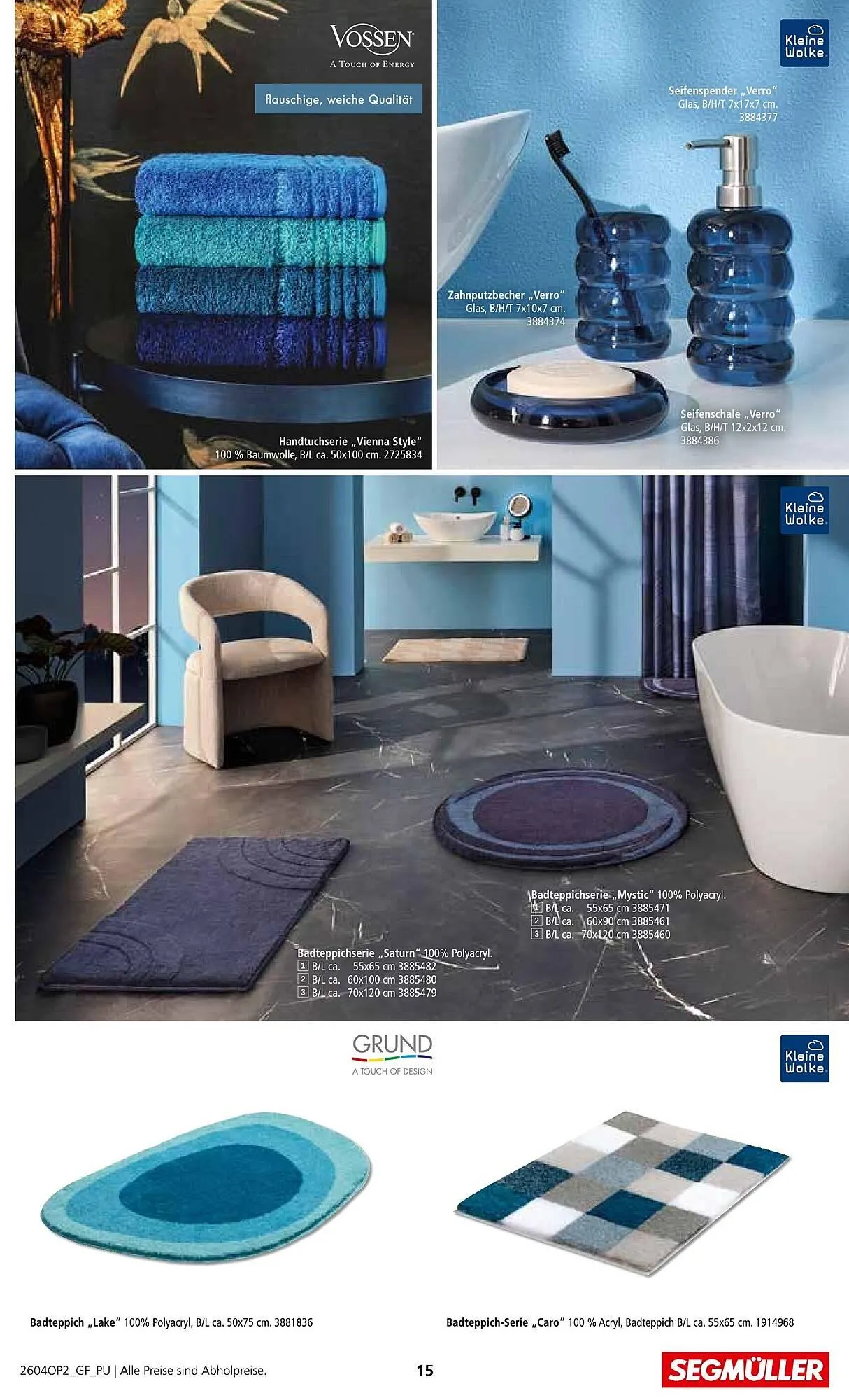 Segmüller Prospekt von 28. März bis 27. Juni 2026 - Prospekt seite 15