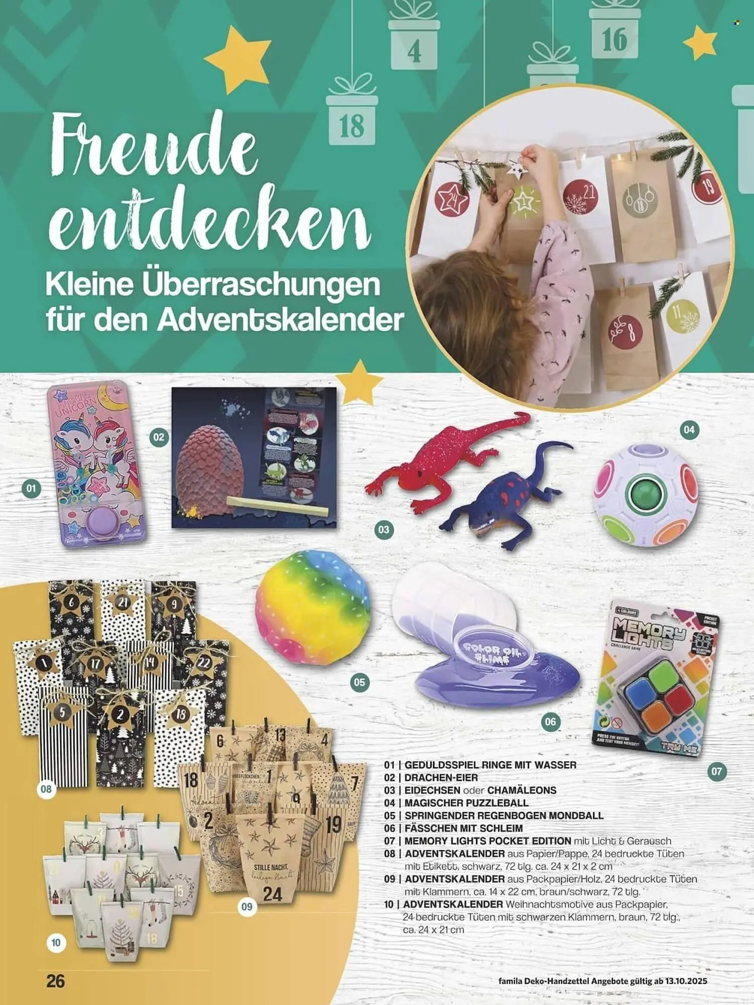 Famila Nord Ost Prospekt von 13. Oktober bis 31. Dezember 2025 - Prospekt seite 26