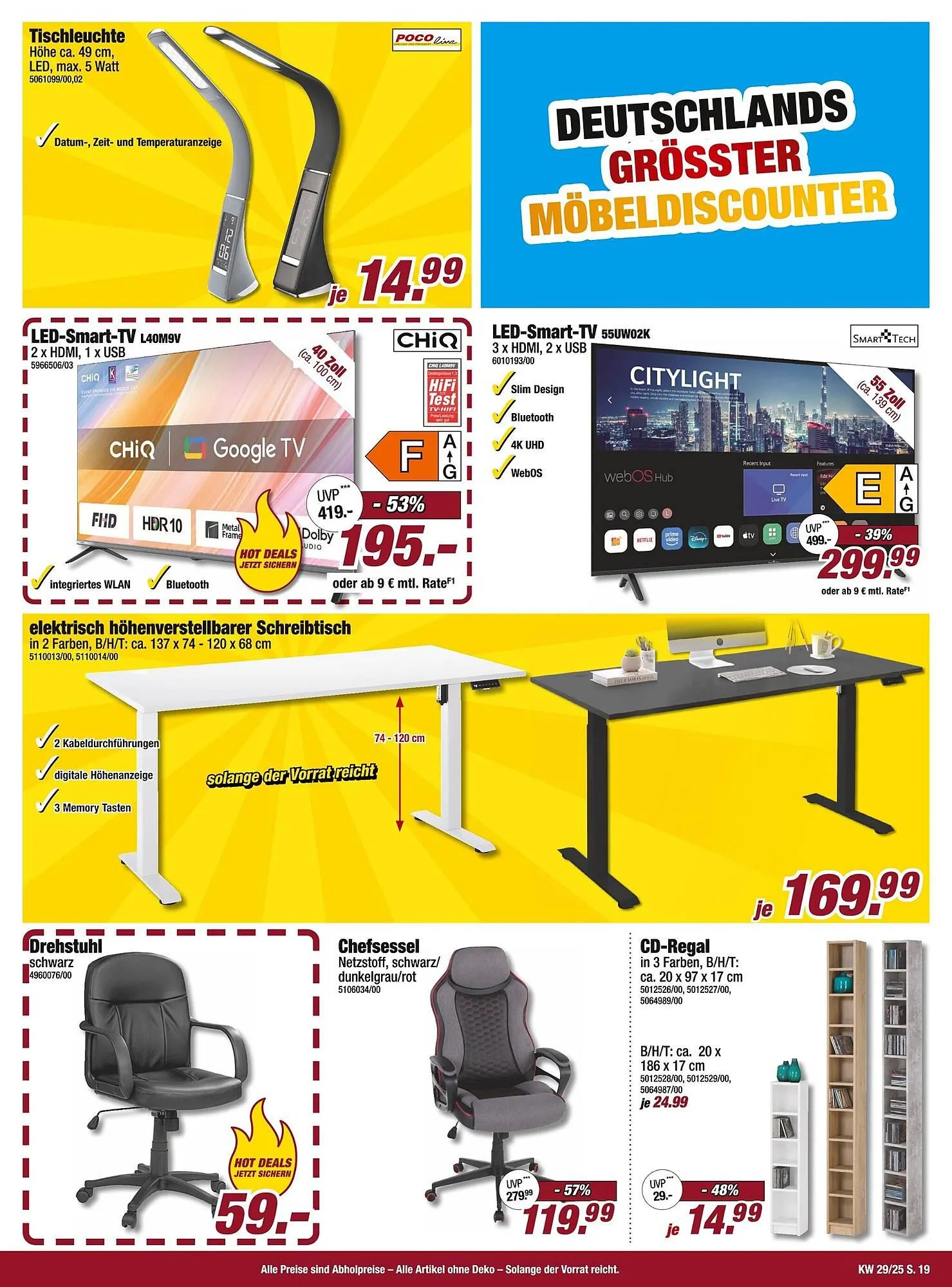 Poco Prospekt von 12. Juli bis 18. Juli 2025 - Prospekt seite 19