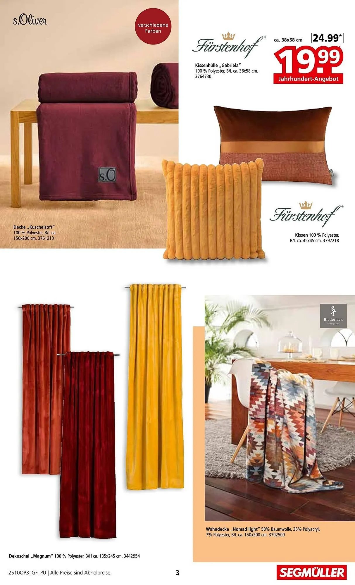 Segmüller Prospekt von 6. Oktober bis 4. Januar 2026 - Prospekt seite 3