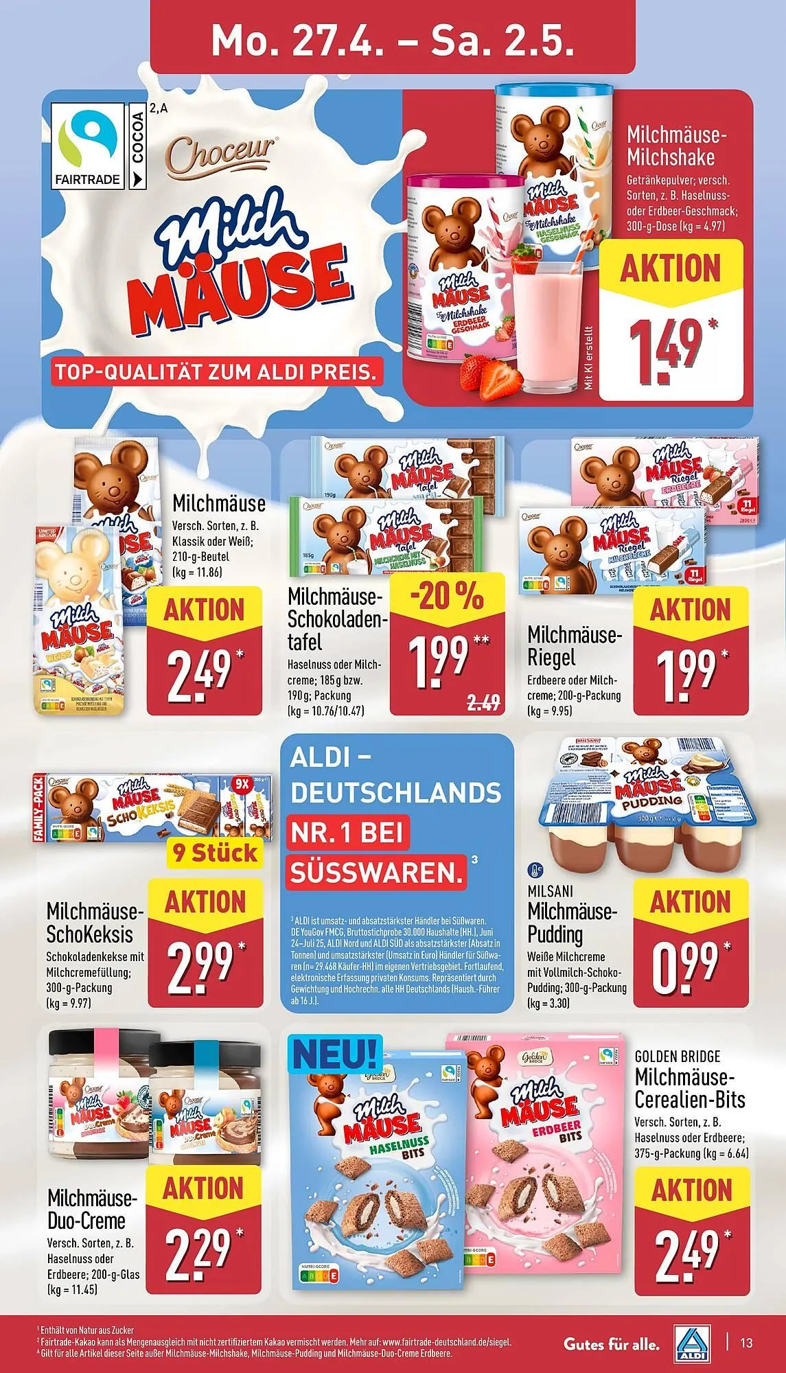Aldi Nord Prospekt von 27. April bis 2. Mai 2026 - Prospekt seite 13
