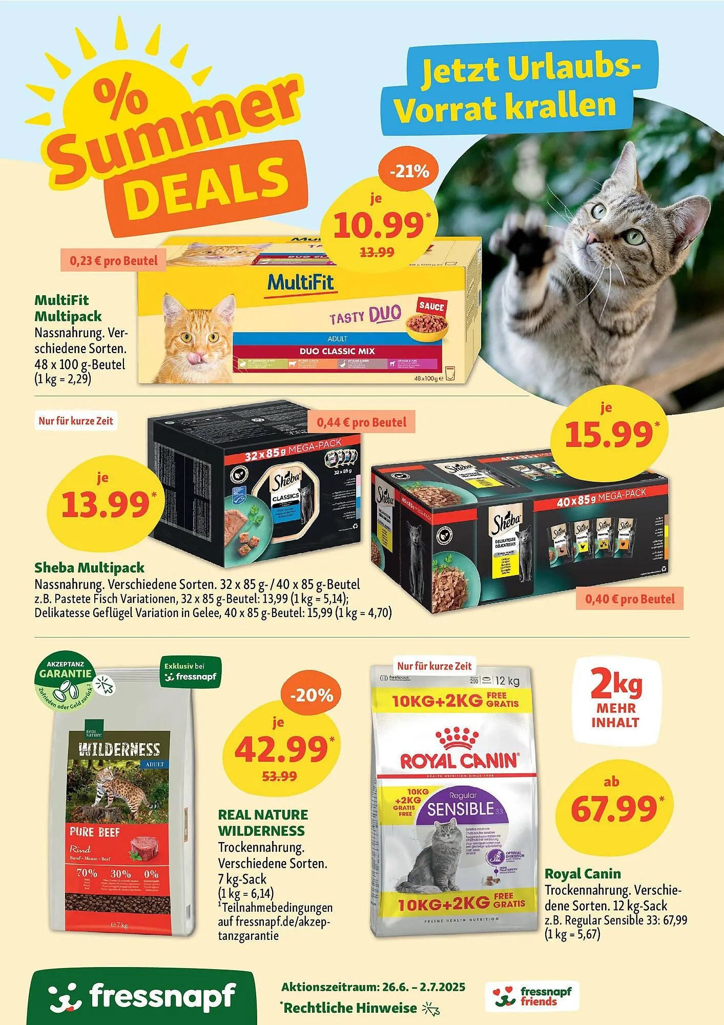 Fressnapf Prospekt von 26. Juni bis 2. Juli 2025 - Prospekt seite 3