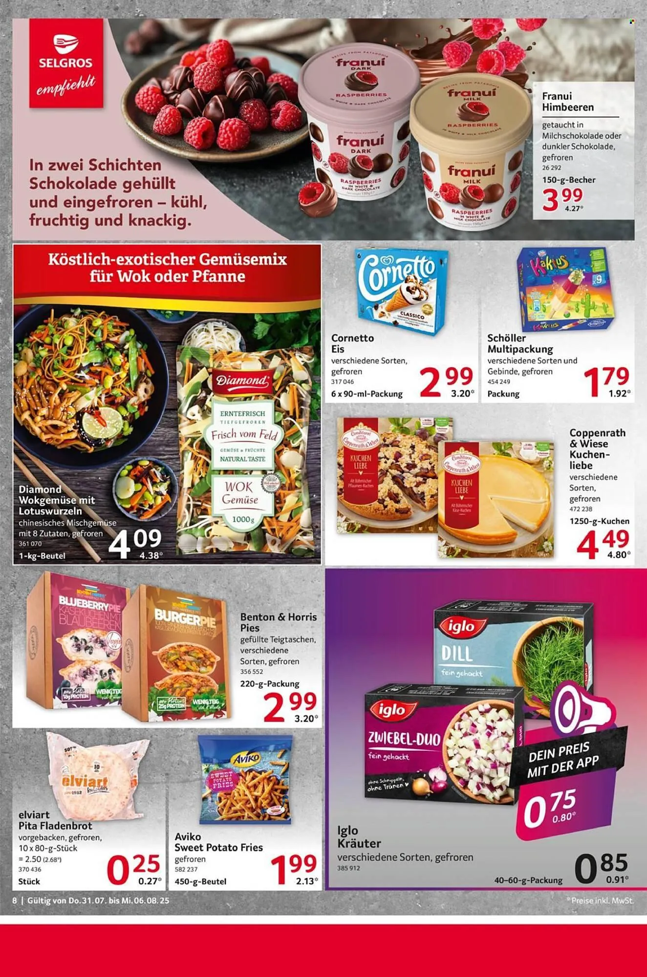 Selgros Prospekt von 31. Juli bis 6. August 2025 - Prospekt seite 8