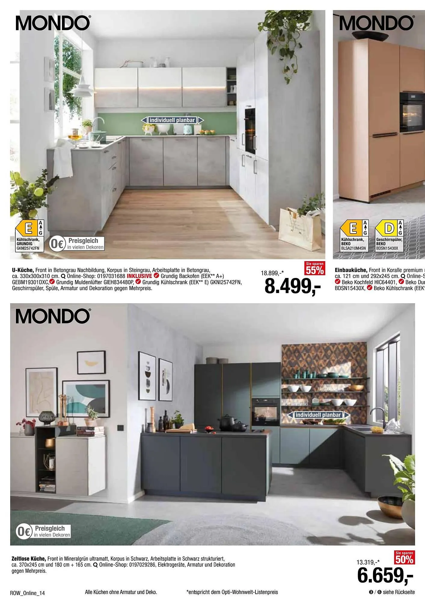 Opti Wohnwelt Prospekt von 23. März bis 27. März 2025 - Prospekt seite 14