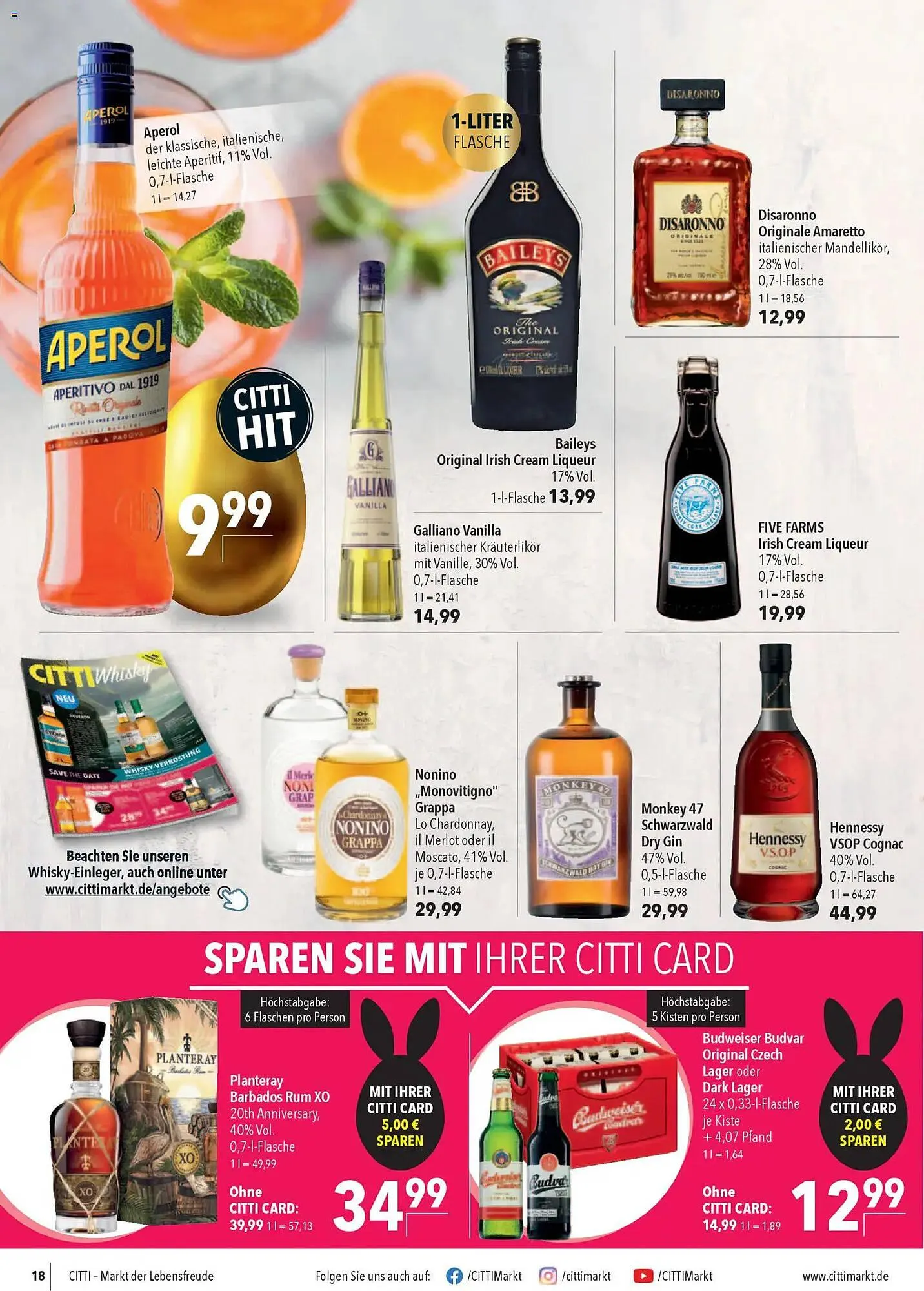 CITTI Markt Prospekt von 1. April bis 7. April 2026 - Prospekt seite 18