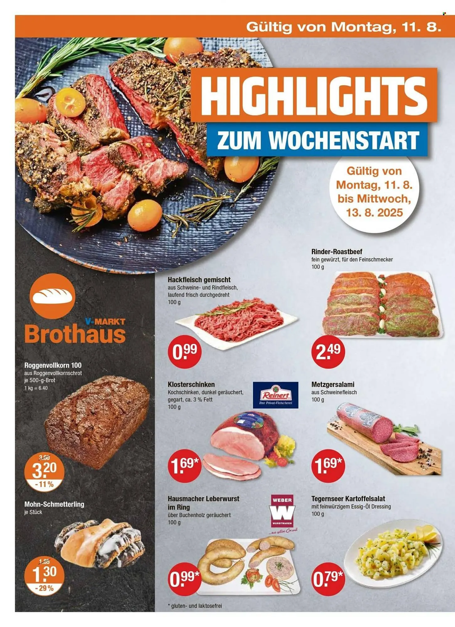 V Markt Prospekt von 7. August bis 13. August 2025 - Prospekt seite 18
