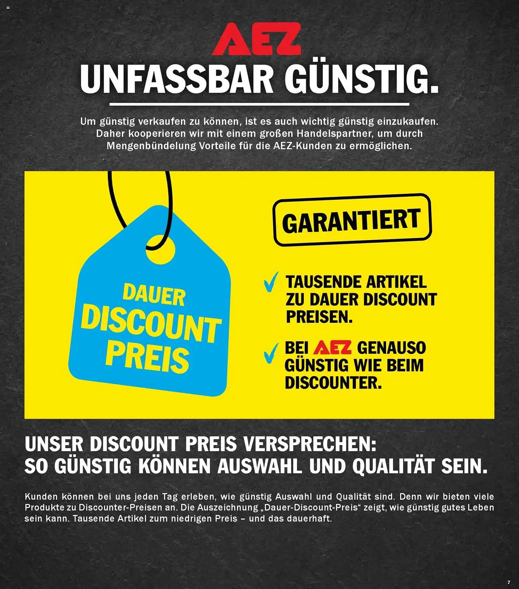 AEZ Prospekt von 9. Februar bis 14. Februar 2026 - Prospekt seite 7