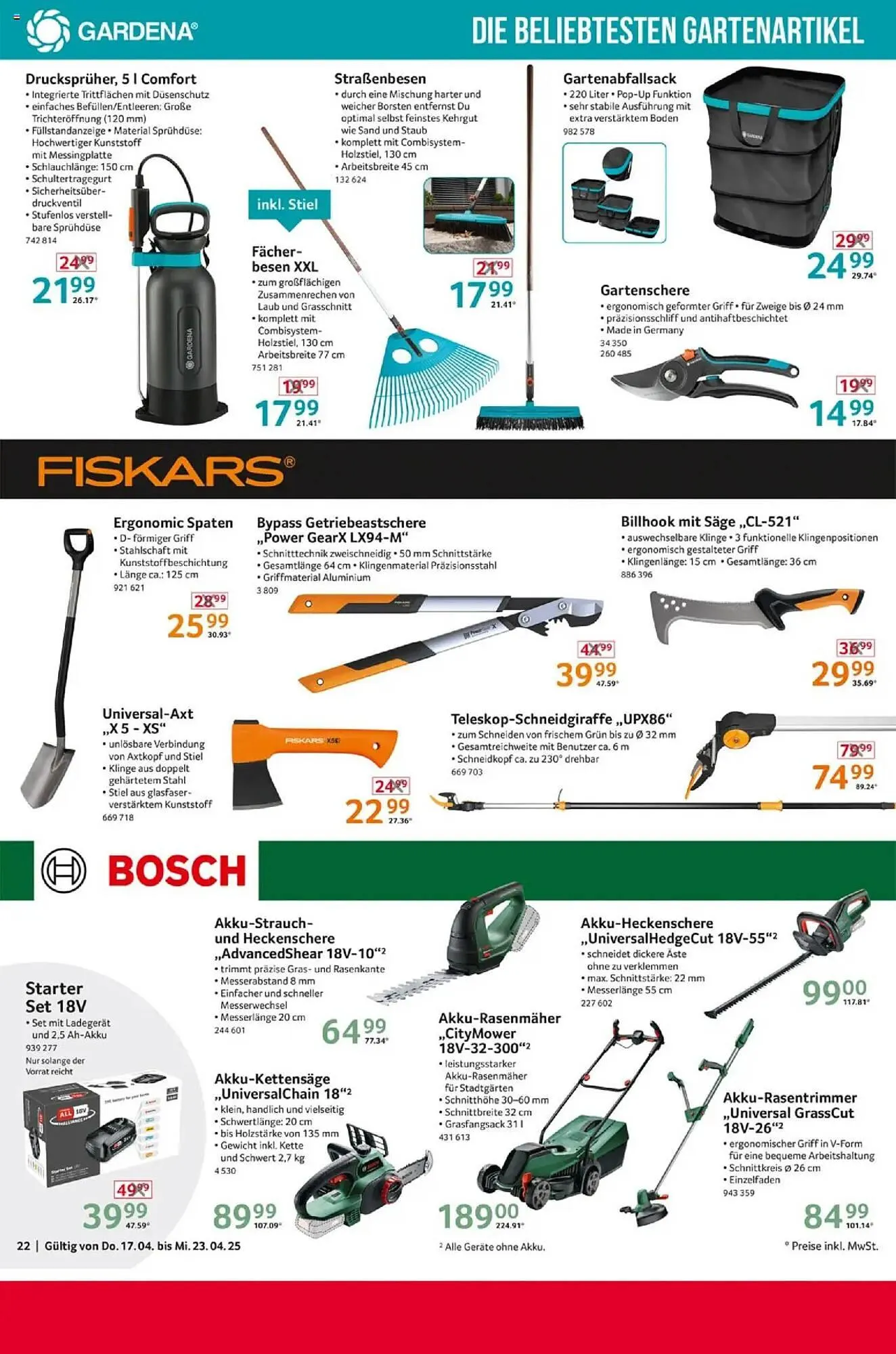 Selgros Prospekt von 17. April bis 23. April 2025 - Prospekt seite 22