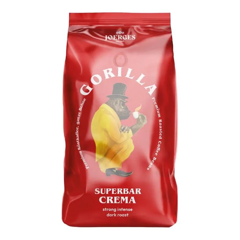 Joerges Gorilla Kaffeebohnen Superbar Crema (1 kg)