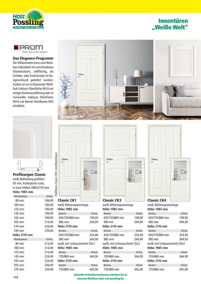 Holz-& Baukatalog 2024/25 von 27. März bis 31. Januar 2025 - Prospekt seite 114