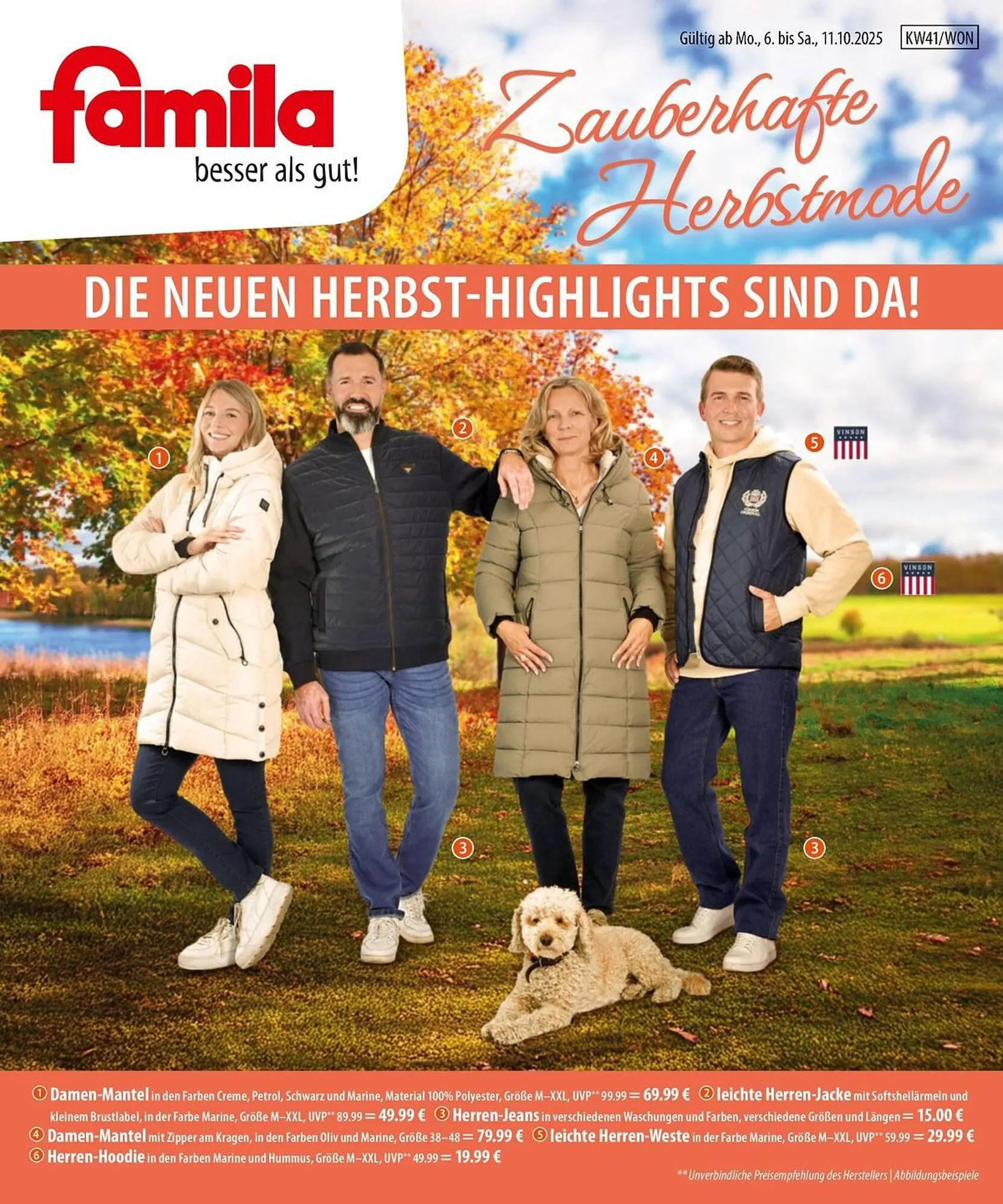 Famila Nord Ost Prospekt von 6. Oktober bis 11. Oktober 2025 - Prospekt seite 1