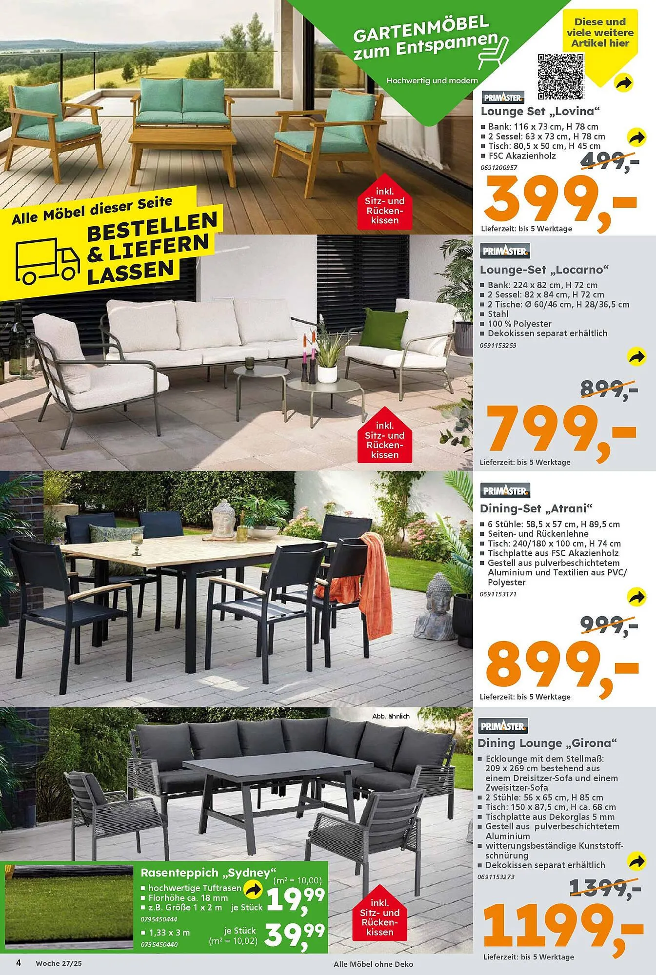 Globus Baumarkt Prospekt von 30. Juni bis 5. Juli 2025 - Prospekt seite 4