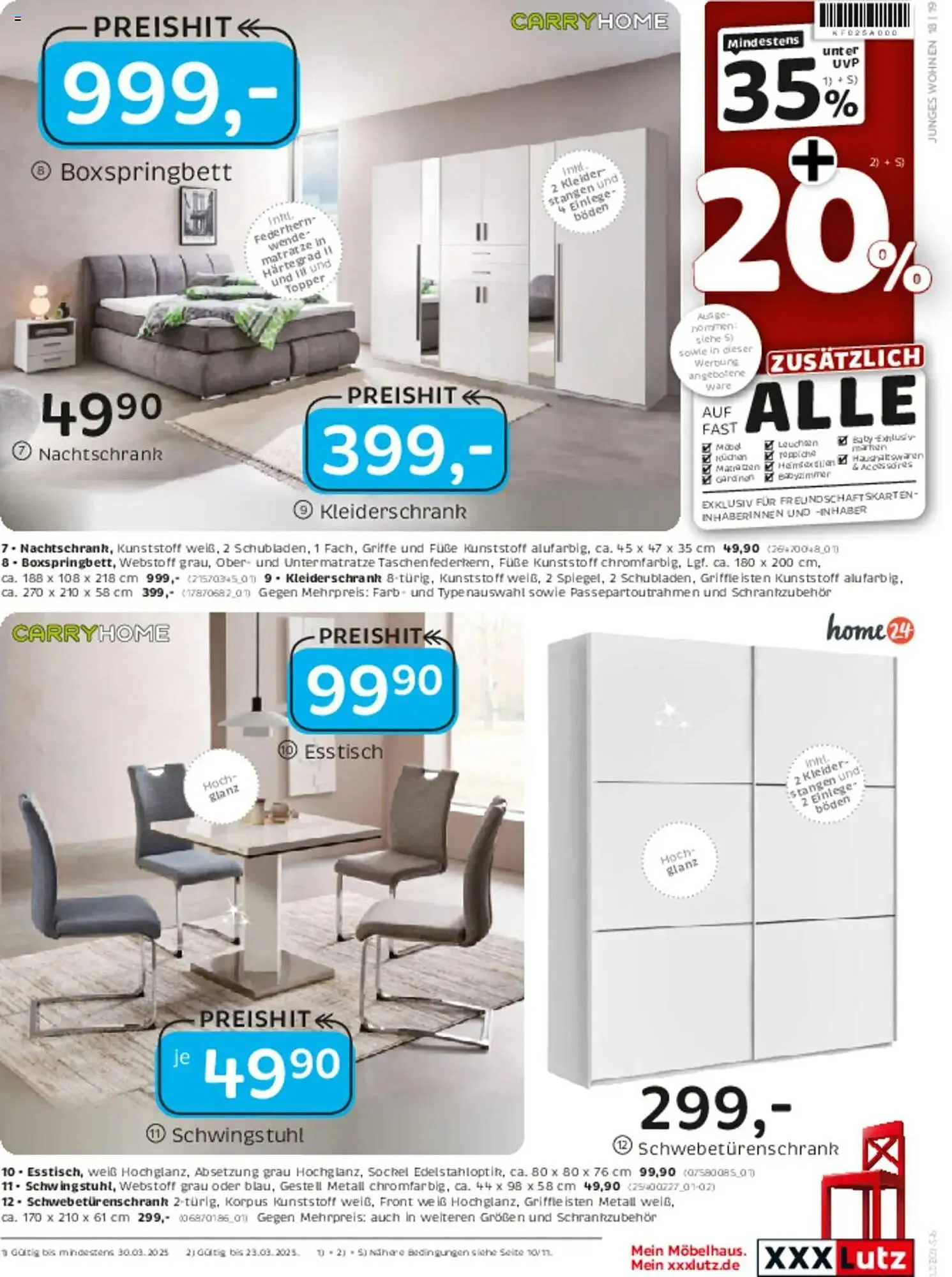 XXXLutz Prospekt von 9. März bis 30. März 2025 - Prospekt seite 27