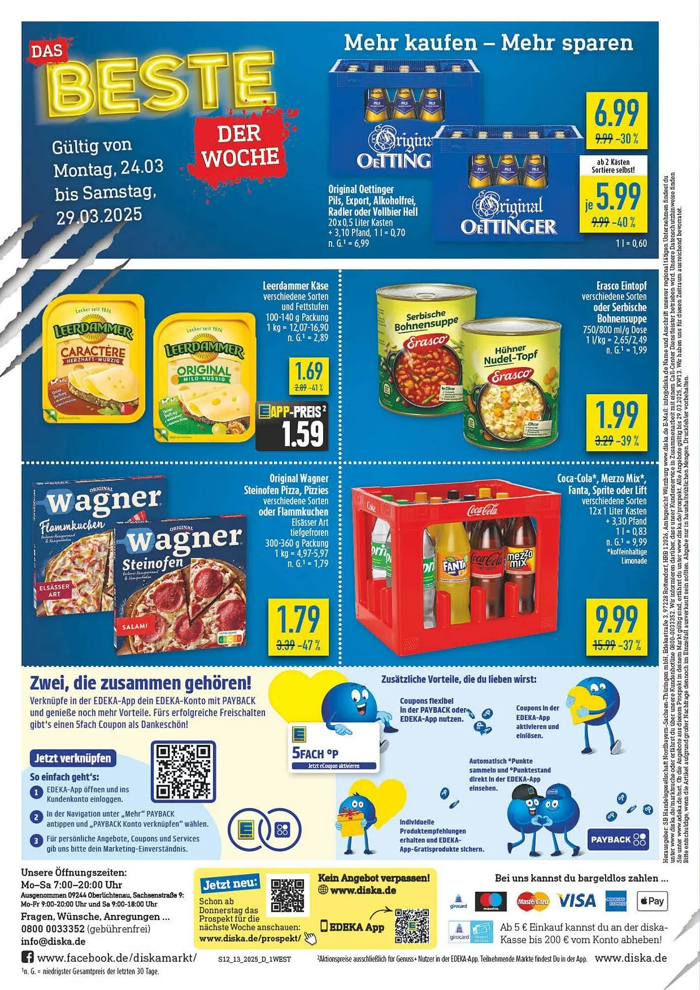 diska Prospekt von 24. März bis 29. März 2025 - Prospekt seite 12