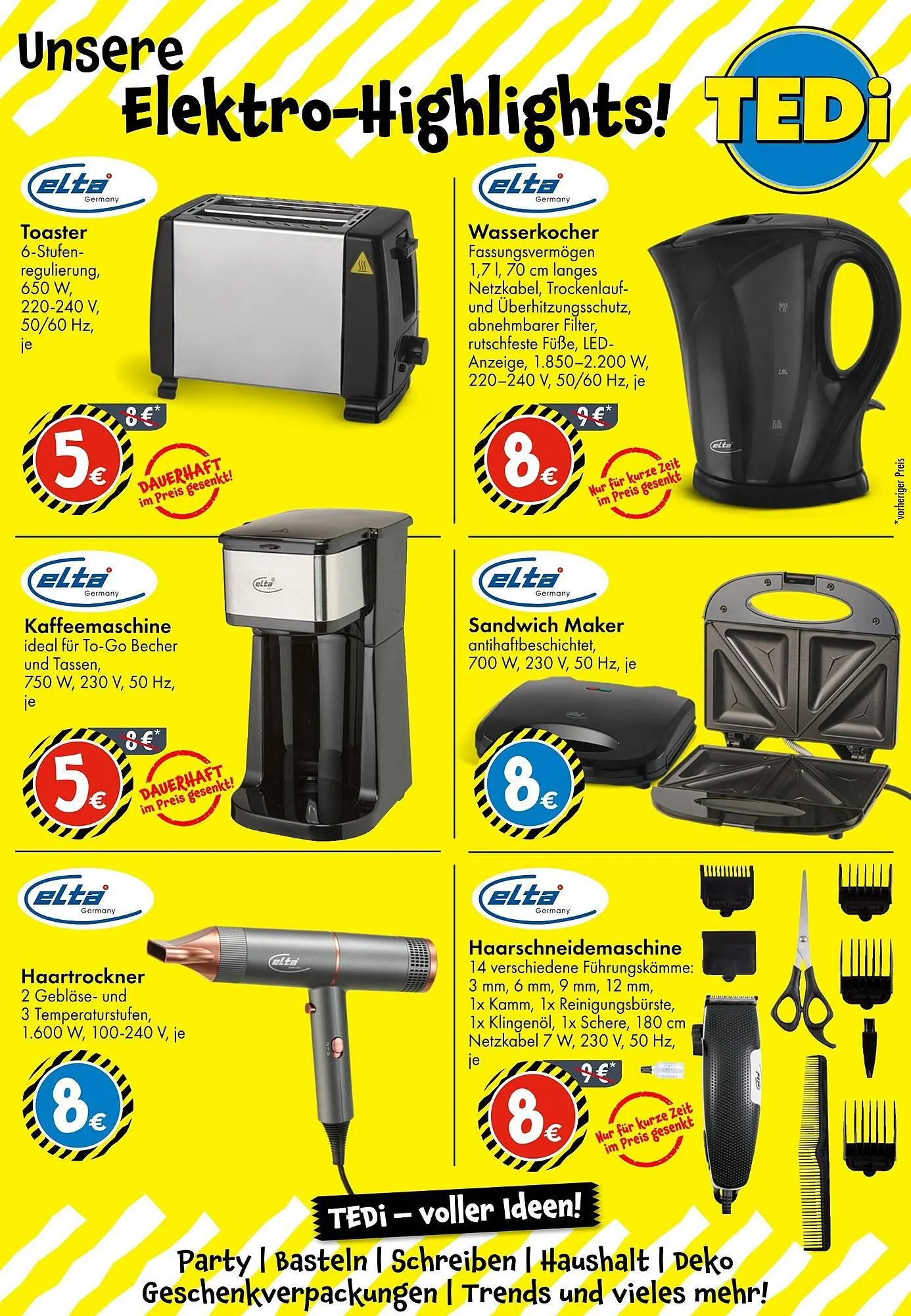 TEDi Prospekt von 1. August bis 9. August 2025 - Prospekt seite 22