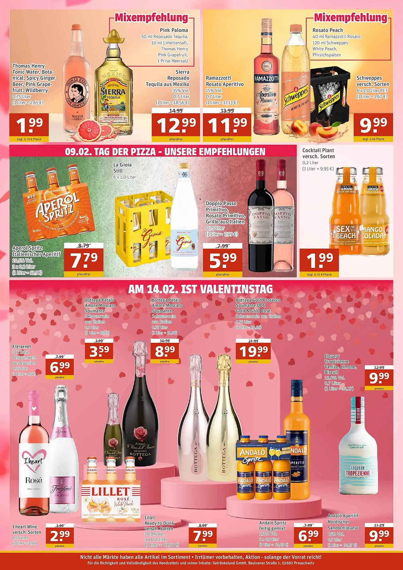Getränkeland Prospekt von 1. Februar bis 14. Februar 2026 - Prospekt seite 4