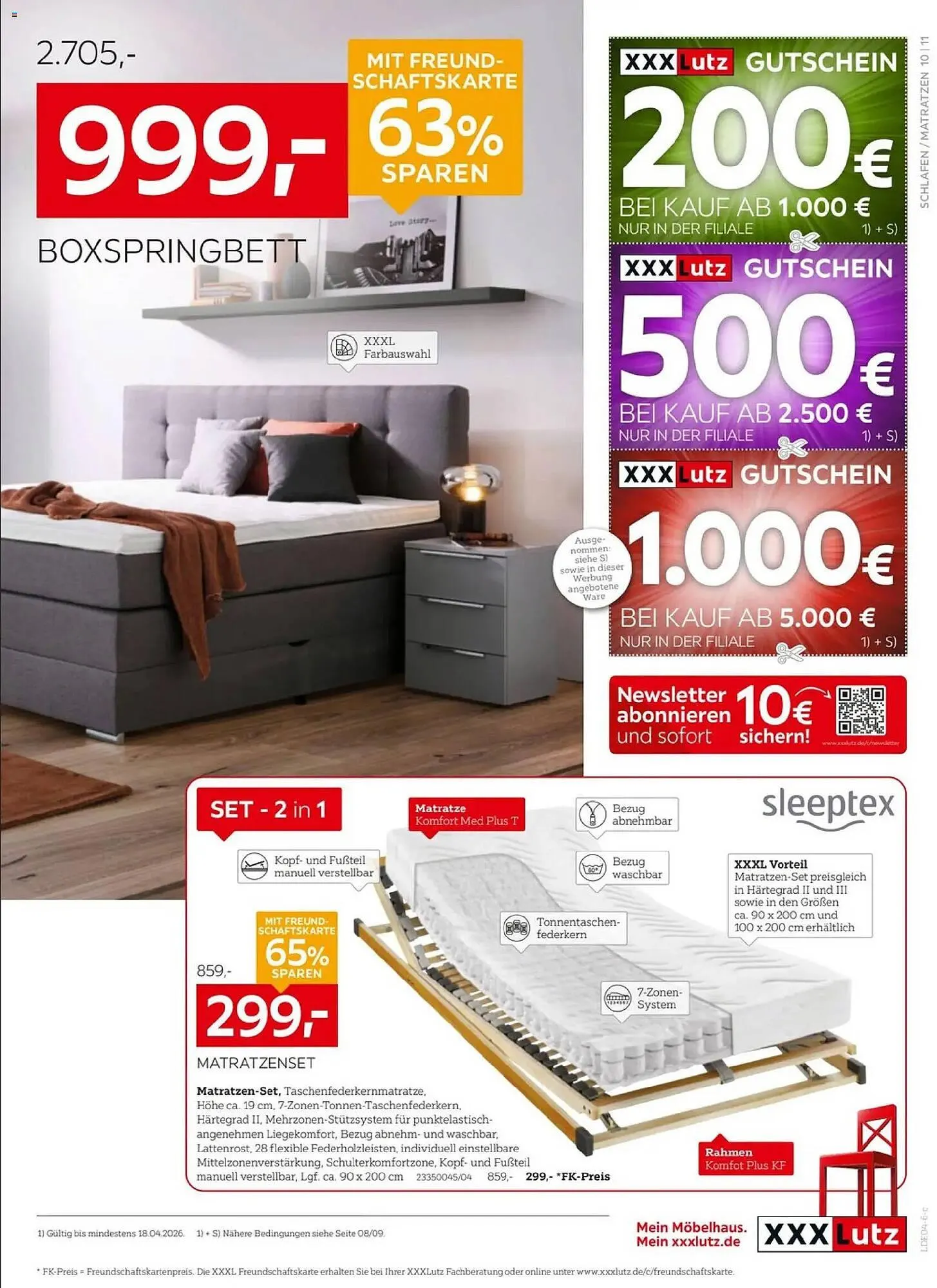 XXXLutz Prospekt von 4. April bis 18. April 2026 - Prospekt seite 11