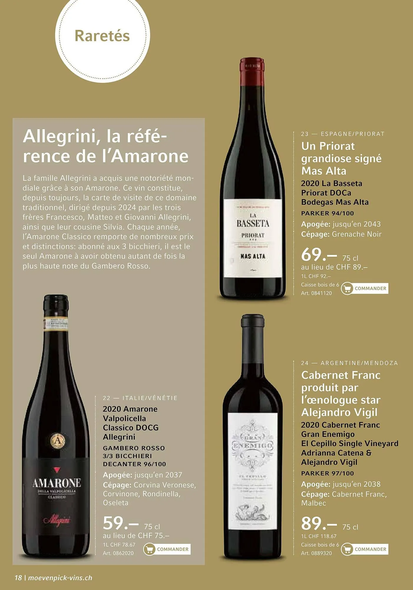 Mövenpick Wein Prospekt von 29. April bis 3. Mai 2025 - Prospekt seite 18