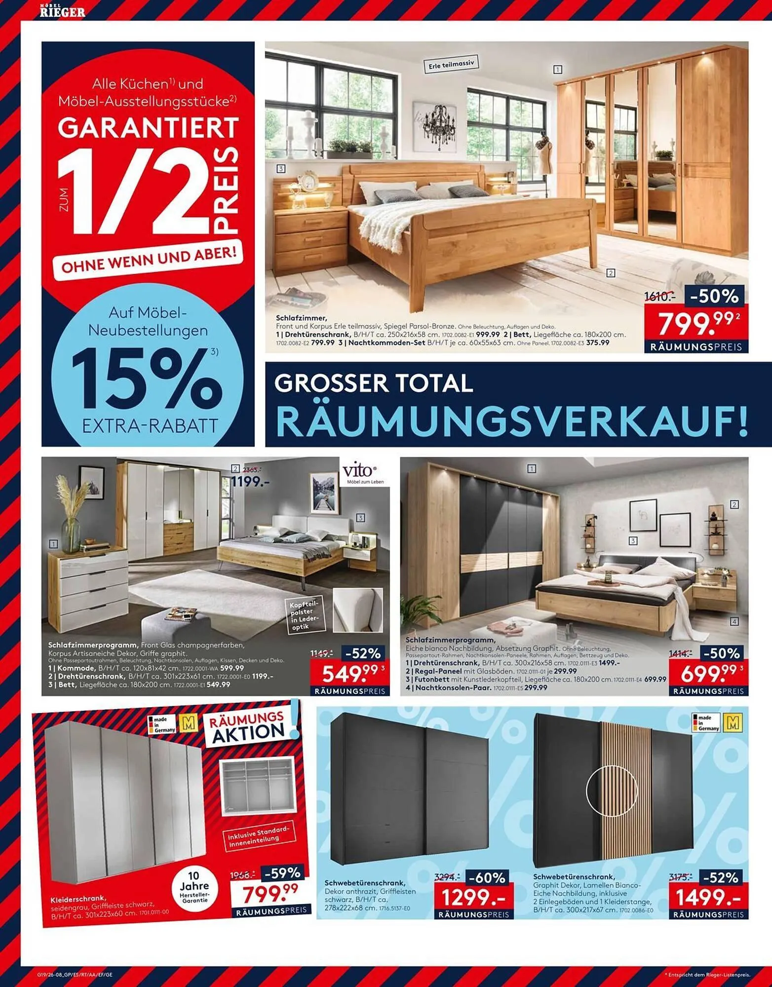 Möbel Rieger Prospekt von 7. Mai bis 19. Mai 2026 - Prospekt seite 8