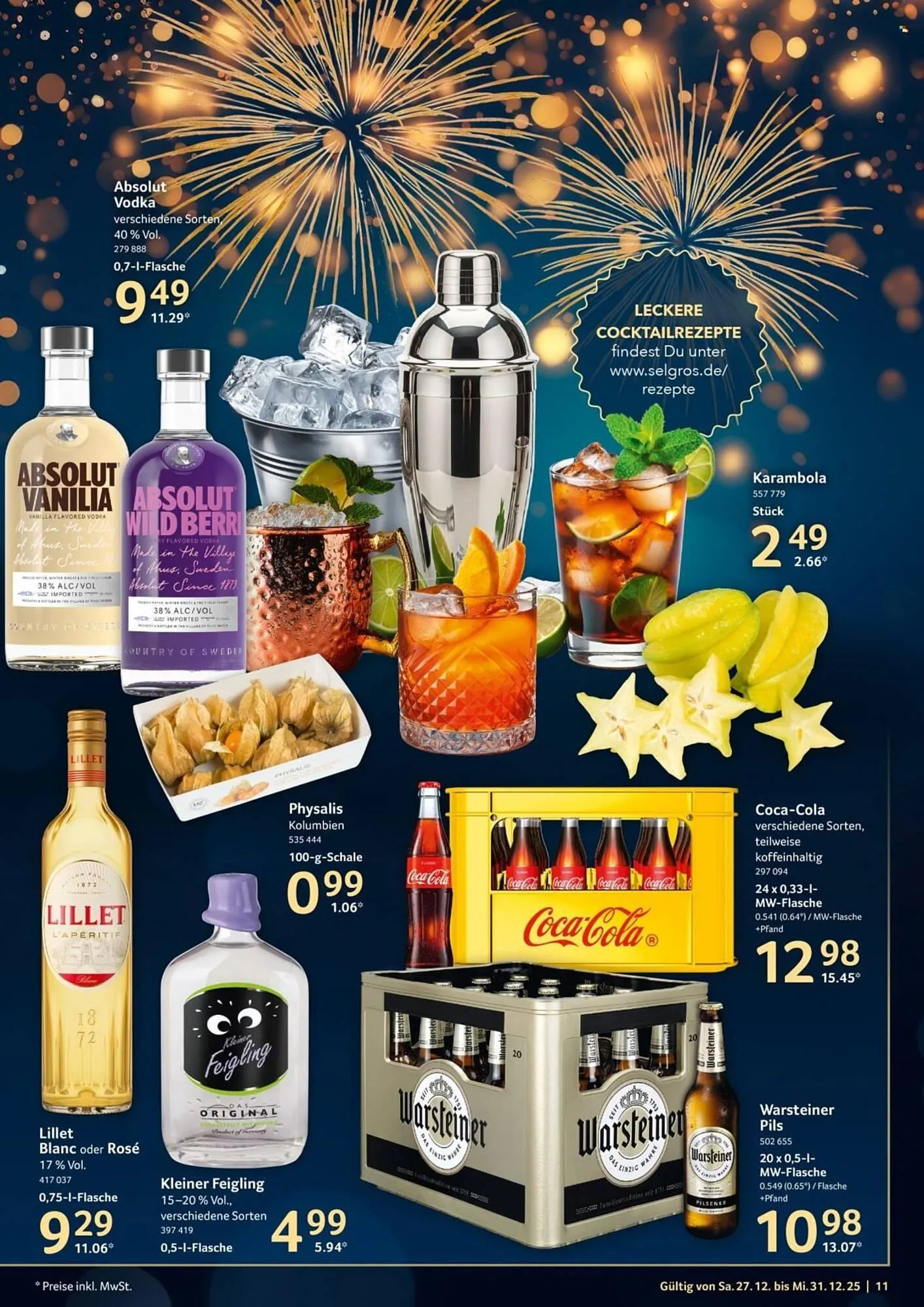 Selgros Prospekt von 27. Dezember bis 31. Dezember 2025 - Prospekt seite 11