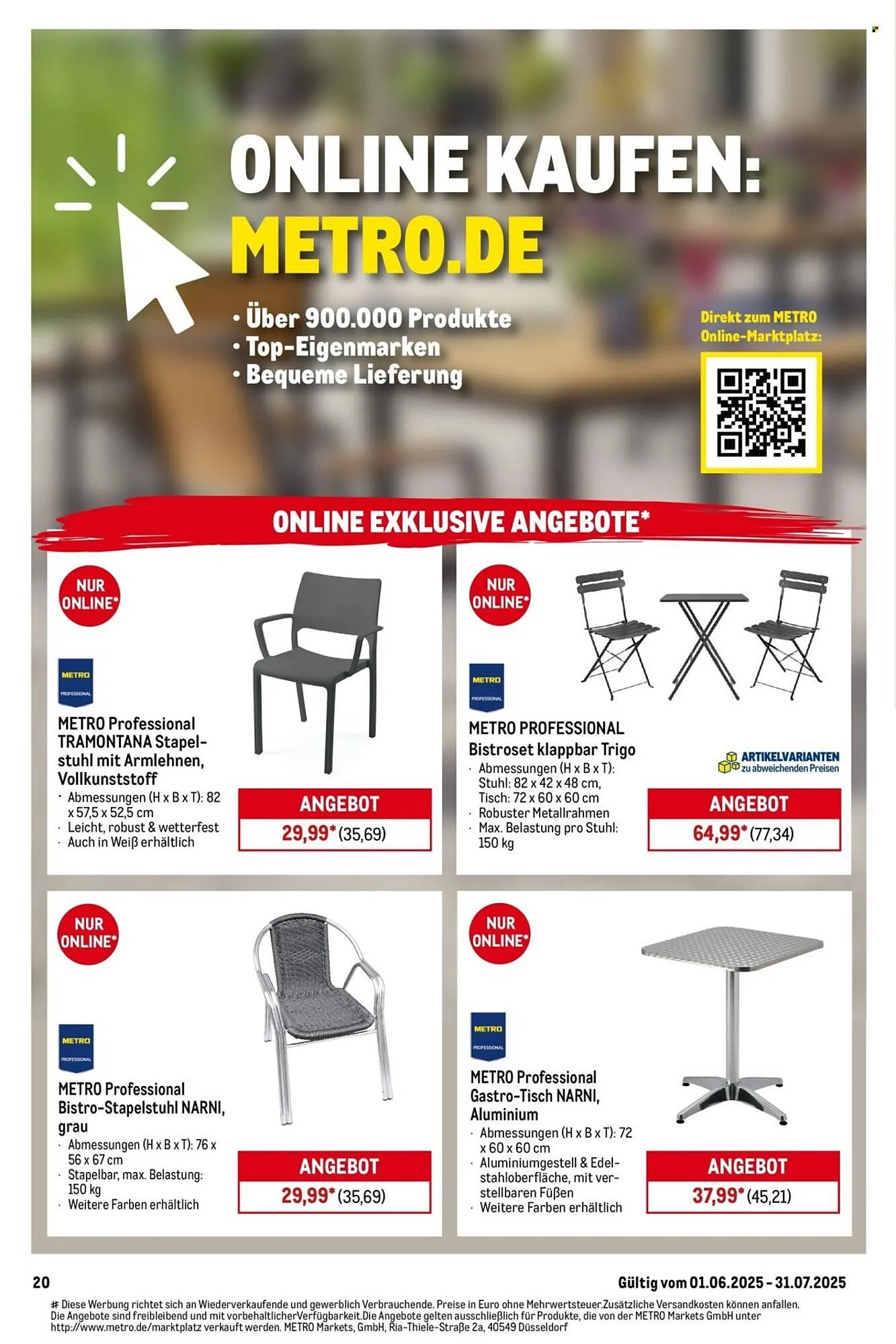 METRO Prospekt von 1. Juni bis 31. Juli 2025 - Prospekt seite 20