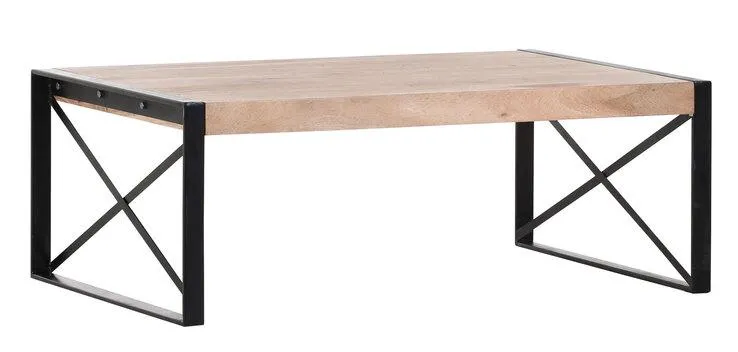 INTERhome Couchtisch UPTOWN Akazie massiv/ schwarz