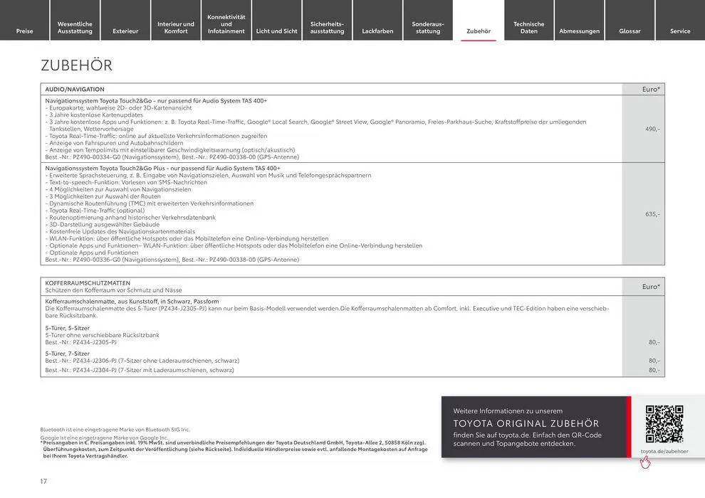 Toyota Land Cruiser von 11. Mai bis 11. Mai 2025 - Prospekt seite 17