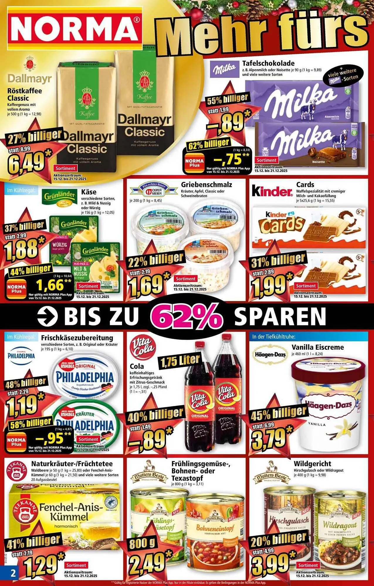 Norma Prospekt von 15. Dezember bis 21. Dezember 2025 - Prospekt seite 2