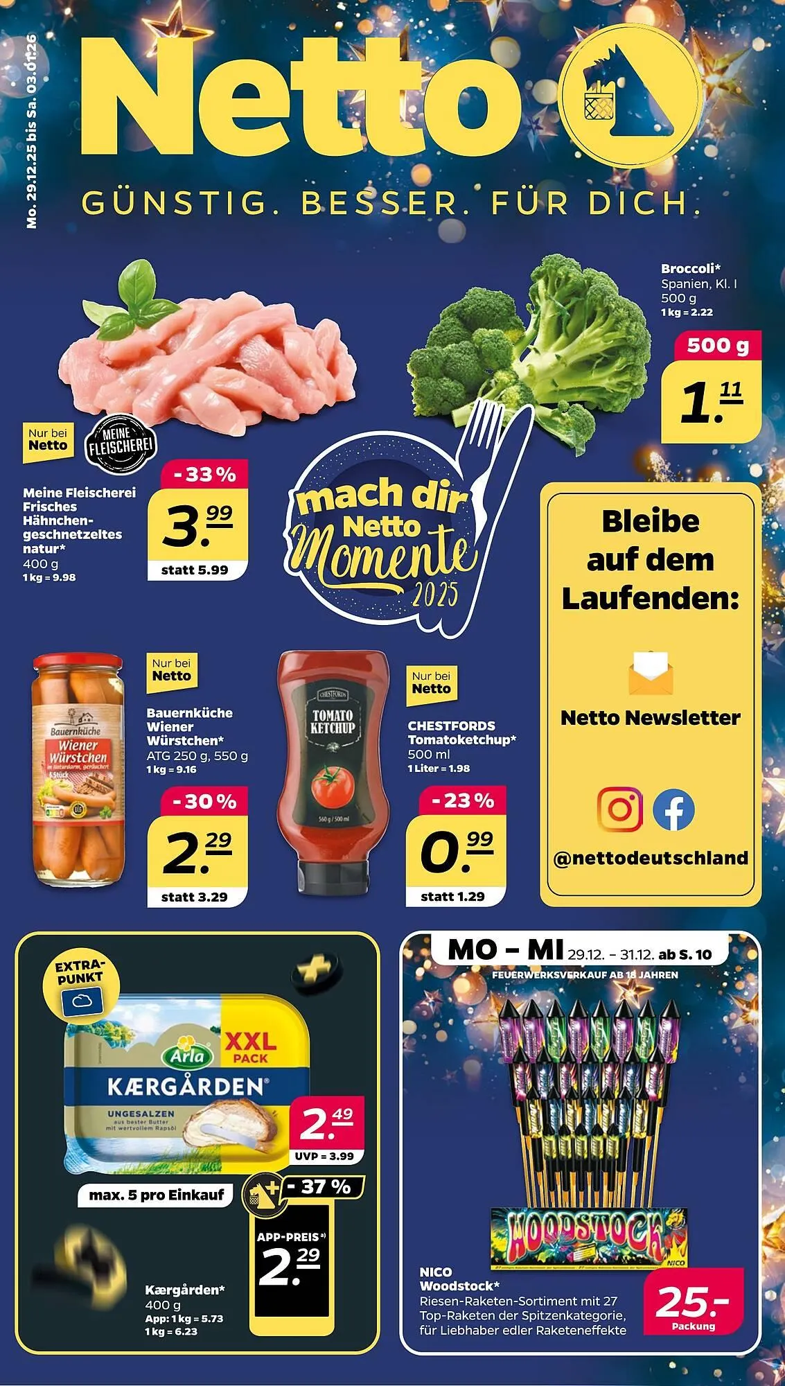NETTO Prospekt von 29. Dezember bis 3. Januar 2026 - Prospekt seite 1