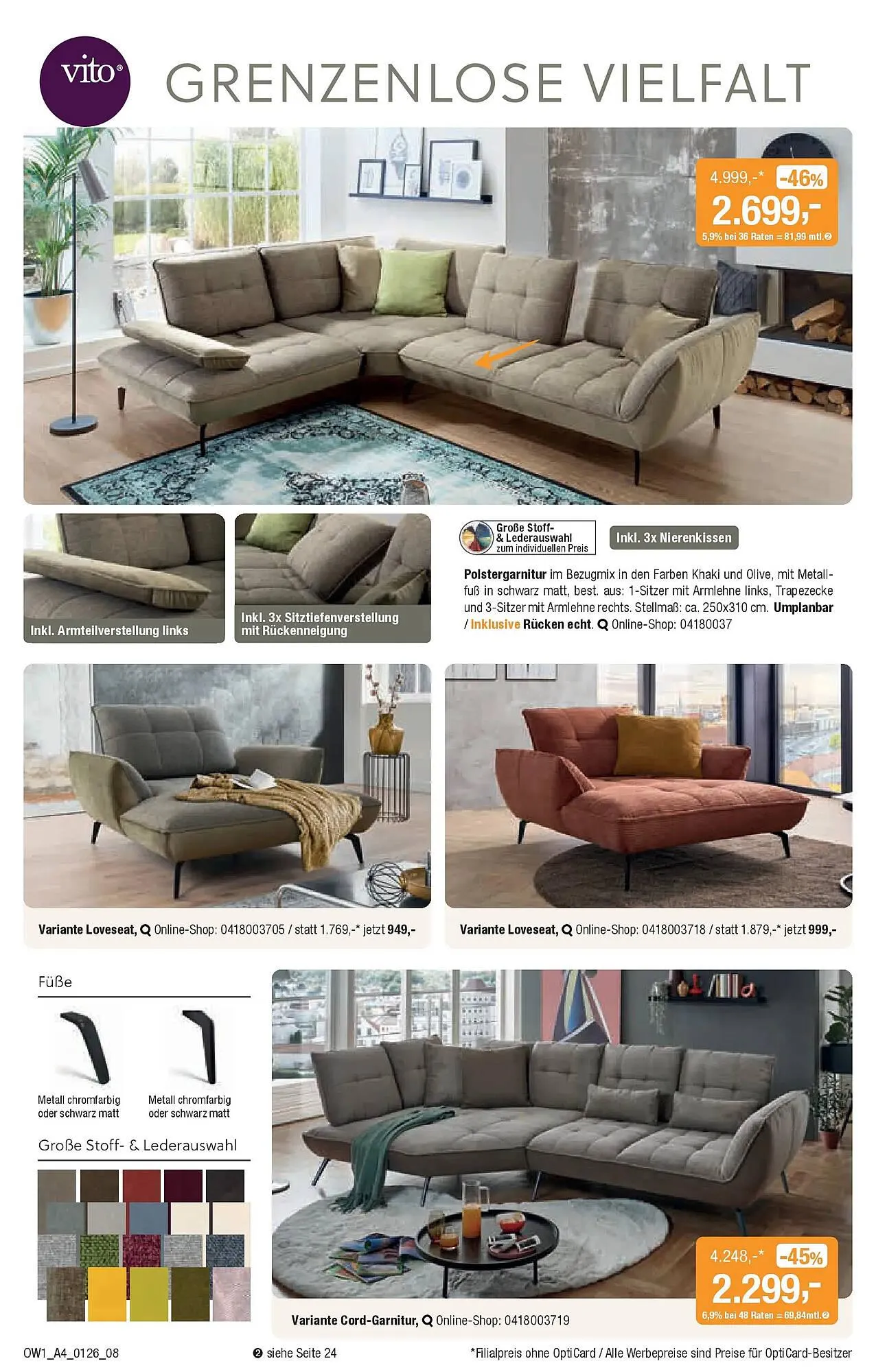 Opti Wohnwelt Prospekt von 18. Dezember bis 28. Januar 2026 - Prospekt seite 8