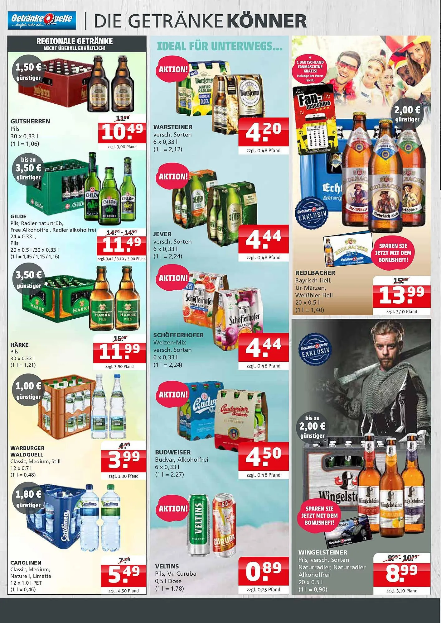 Getränke Quelle Prospekt von 22. Juni bis 5. Juli 2025 - Prospekt seite 3