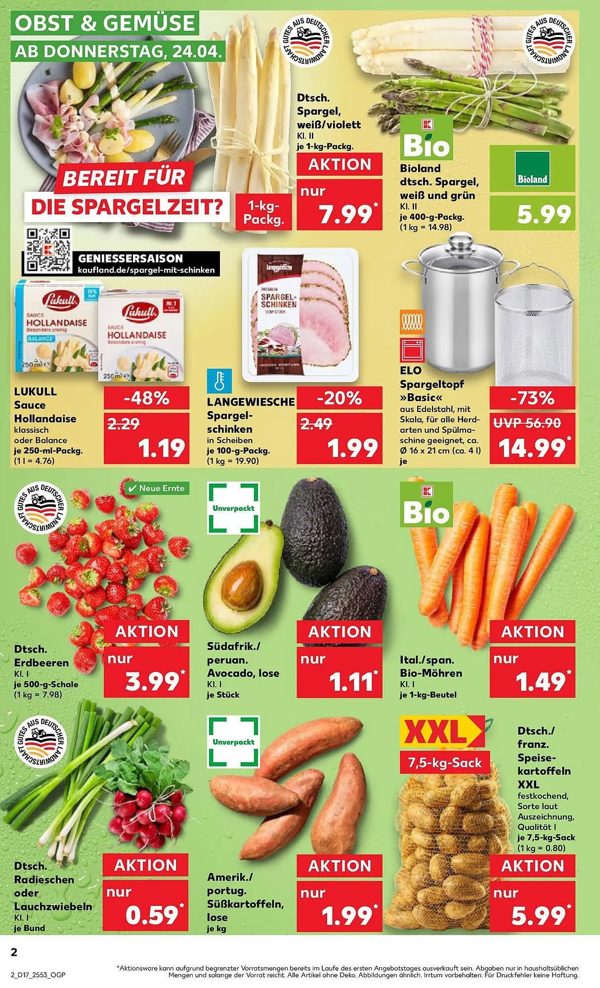 Kaufland Prospekt von 23. April bis 30. April 2025 - Prospekt seite 2