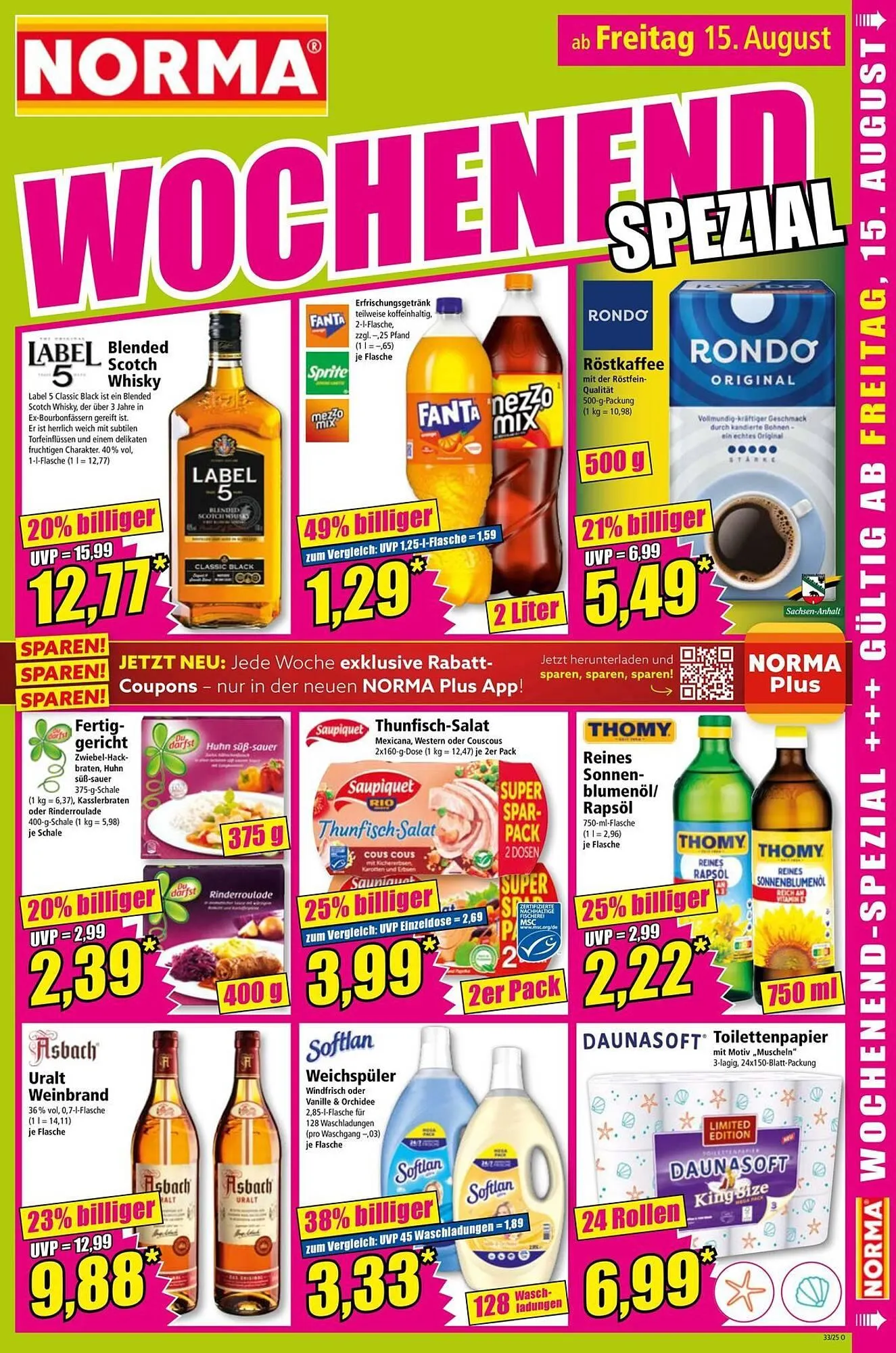 Norma Prospekt von 11. August bis 17. August 2025 - Prospekt seite 15