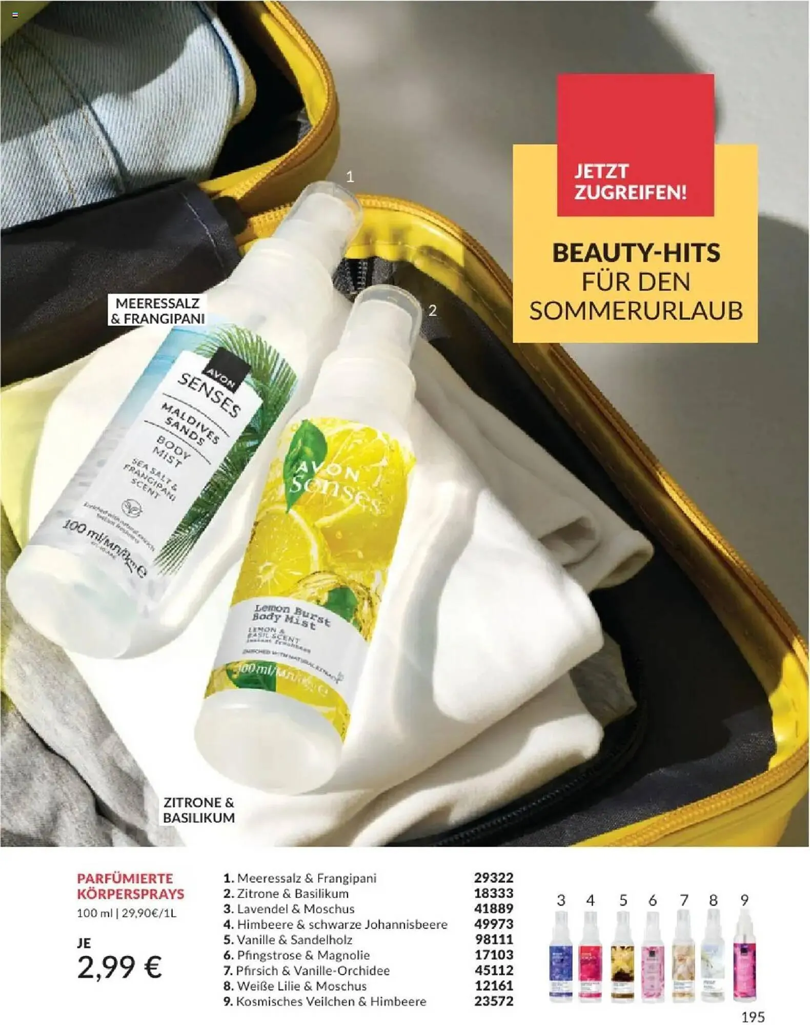 Avon Prospekt von 1. Juli bis 31. Juli 2025 - Prospekt seite 195