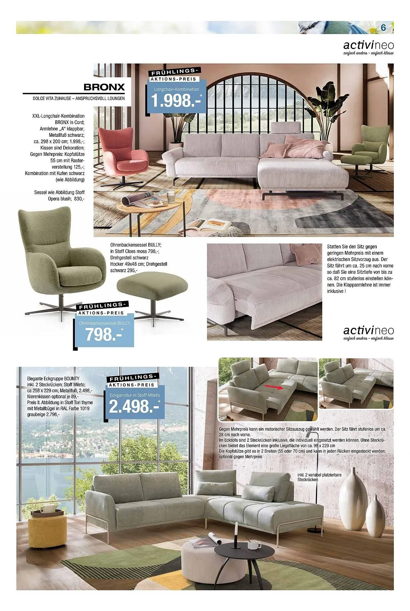 külkens+sohn Polstermöbel Prospekt von 15. März bis 12. April 2025 - Prospekt seite 6