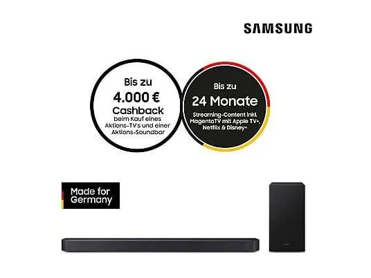 SAMSUNG HW-Q610GF/ZG, Soundbar, Titan Schwarz