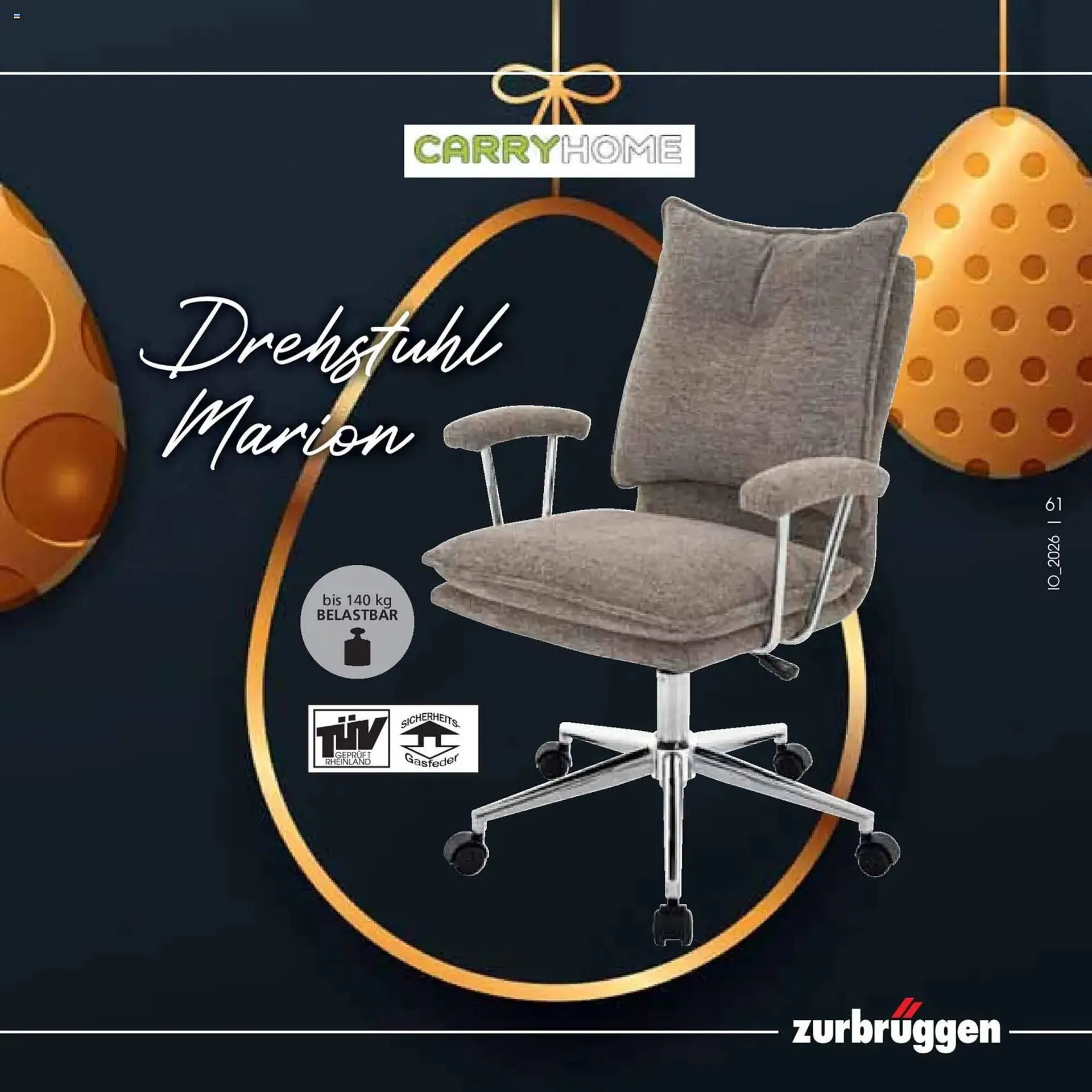 Zurbrüggen Prospekt von 23. März bis 11. April 2026 - Prospekt seite 61