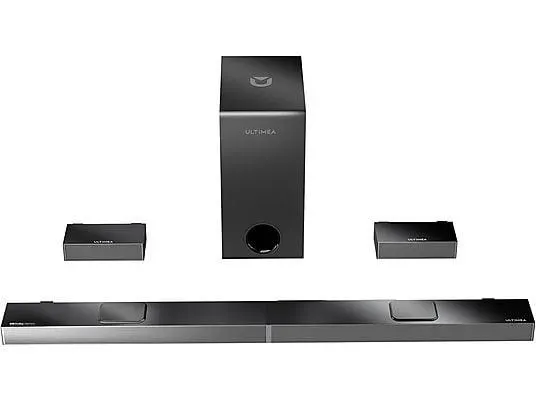 ULTIMEA Nova S80 - 2025 Upgrade 5.1.2 Soundbar mit Dolby Atmos und Kabelloser Subwoofer, Soundbar, Schwarz