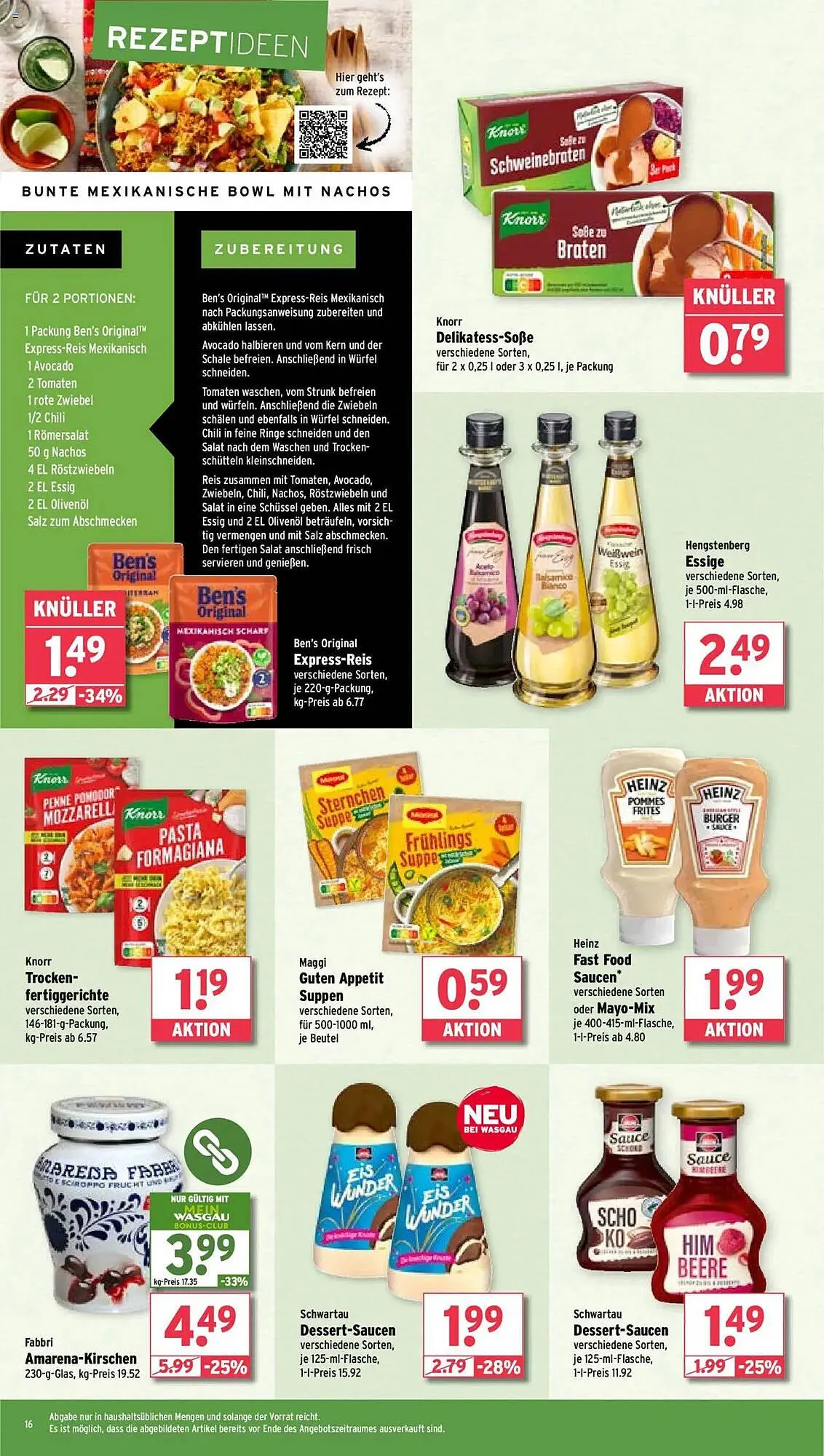 Wasgau Prospekt von 22. April bis 27. April 2025 - Prospekt seite 16