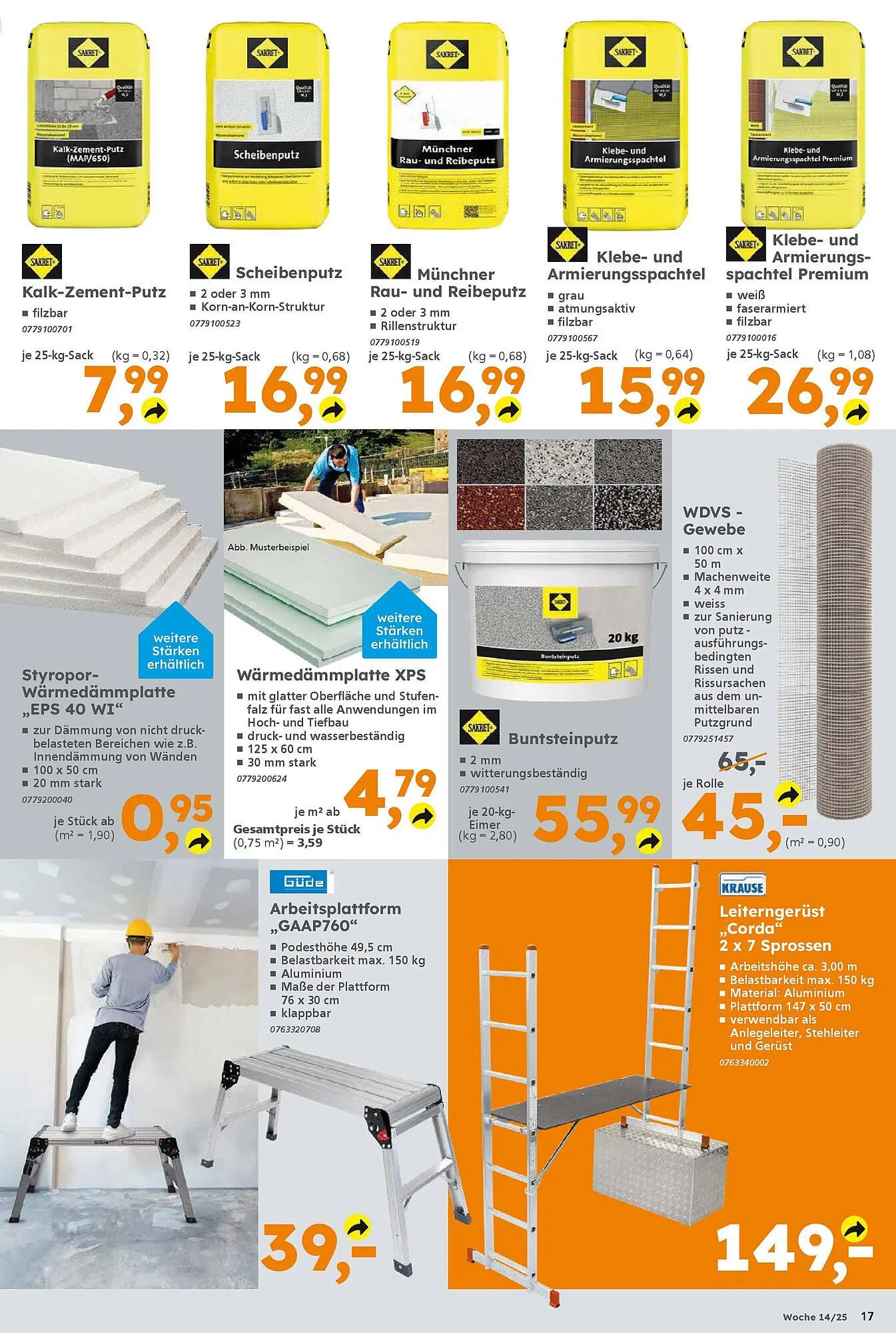 Globus Baumarkt Prospekt von 30. März bis 5. April 2025 - Prospekt seite 17