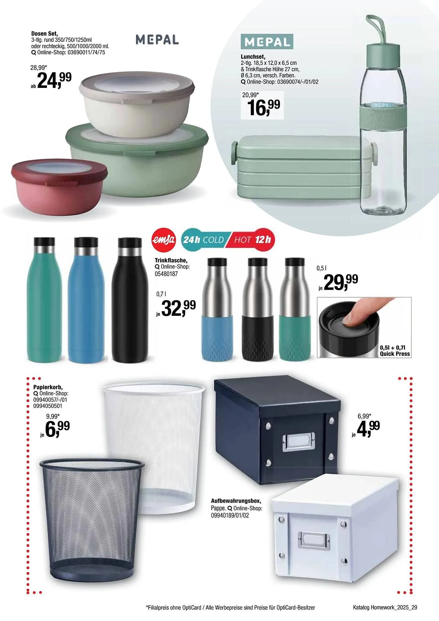 Opti Wohnwelt Prospekt von 26. Juni bis 1. August 2025 - Prospekt seite 29