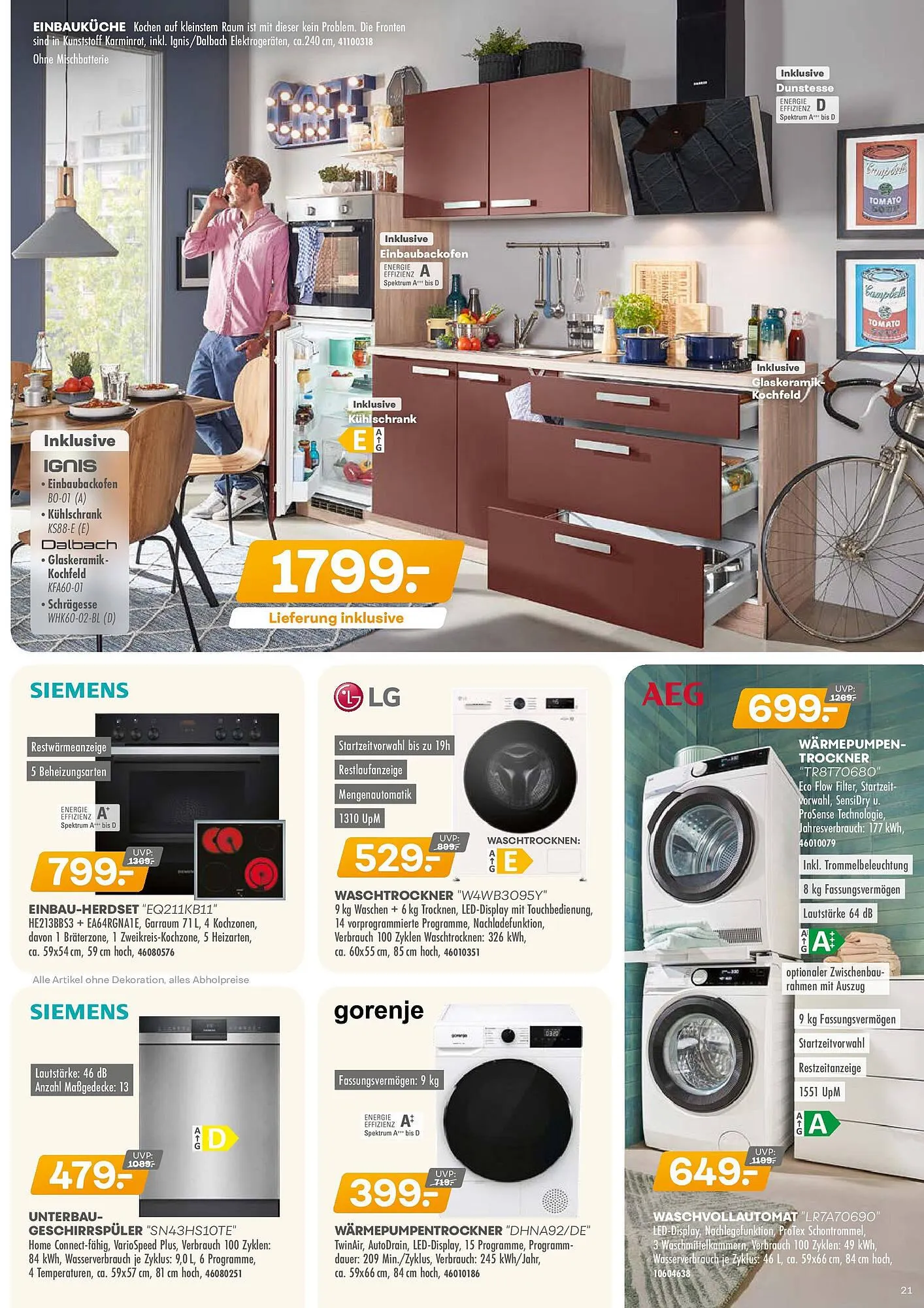 Möbel Kraft Prospekt von 12. August bis 30. September 2025 - Prospekt seite 21