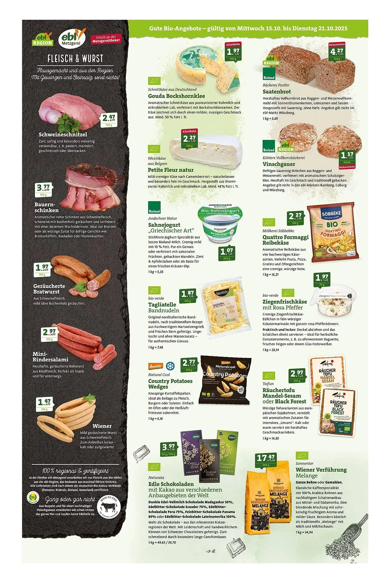 Ebl Naturkost Prospekt von 15. Oktober bis 21. Oktober 2025 - Prospekt seite 2