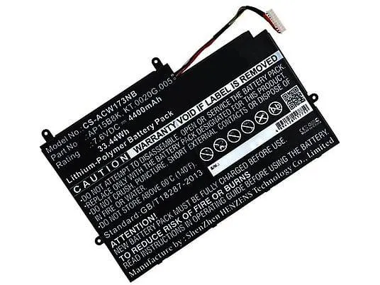 AGI Akku kompatibel mit Acer KT.0020G.005 Li-Pol Tablet / E-book Akku, Li-Pol, 7.6 Volt, 4400 mAh