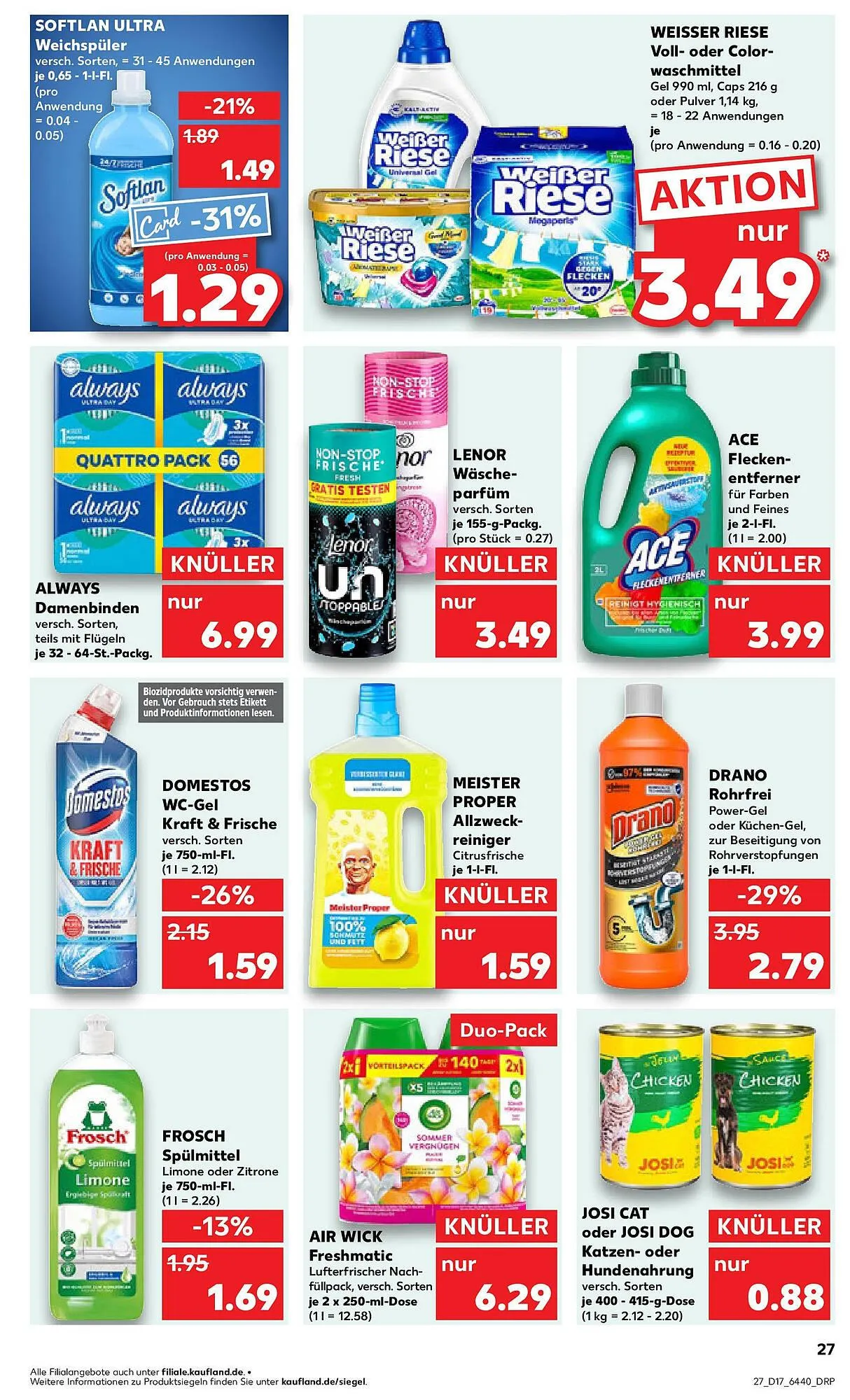 Kaufland Prospekt von 27. April bis 30. April 2025 - Prospekt seite 42