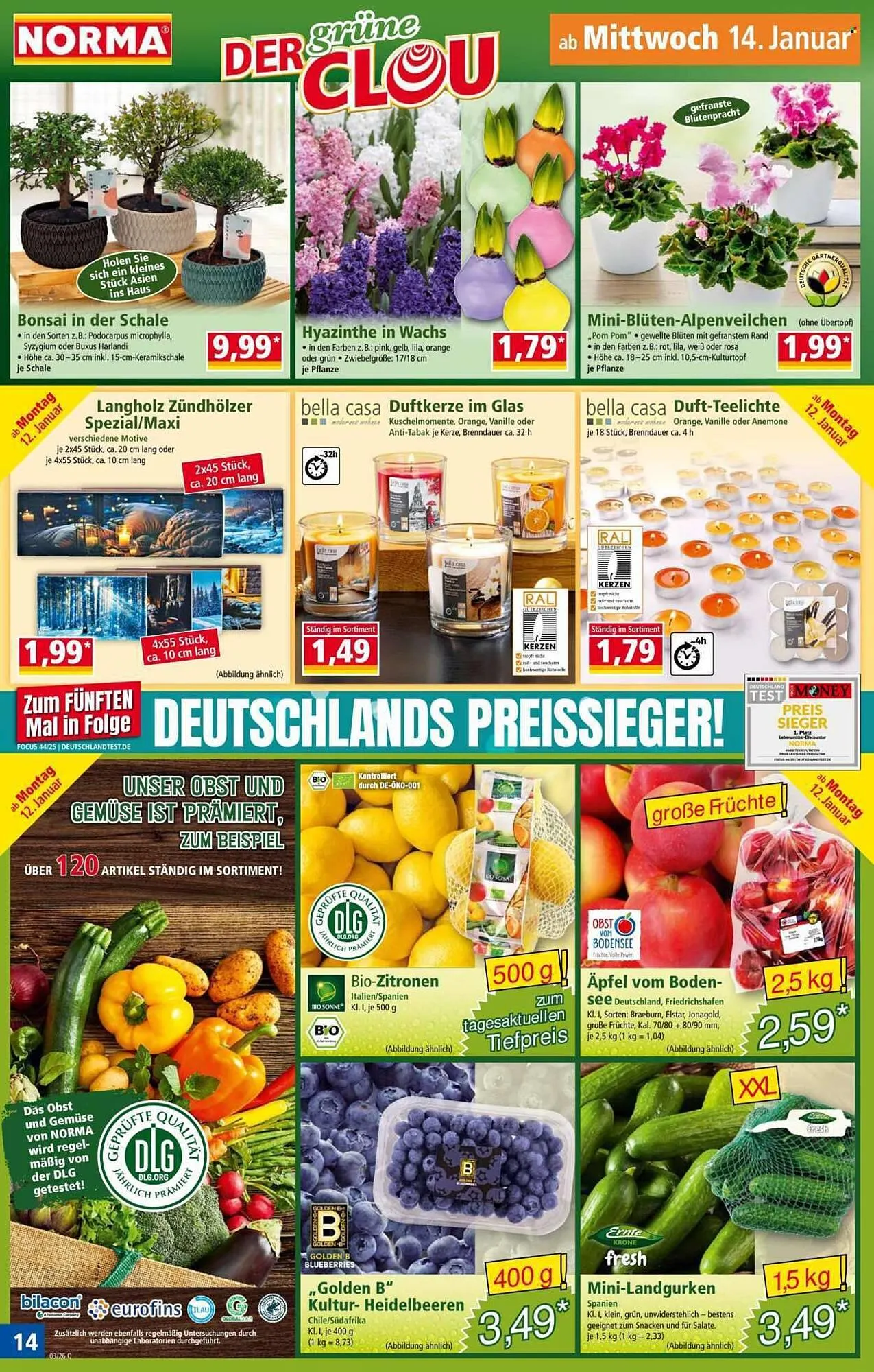 Norma Prospekt von 12. Januar bis 18. Januar 2026 - Prospekt seite 14